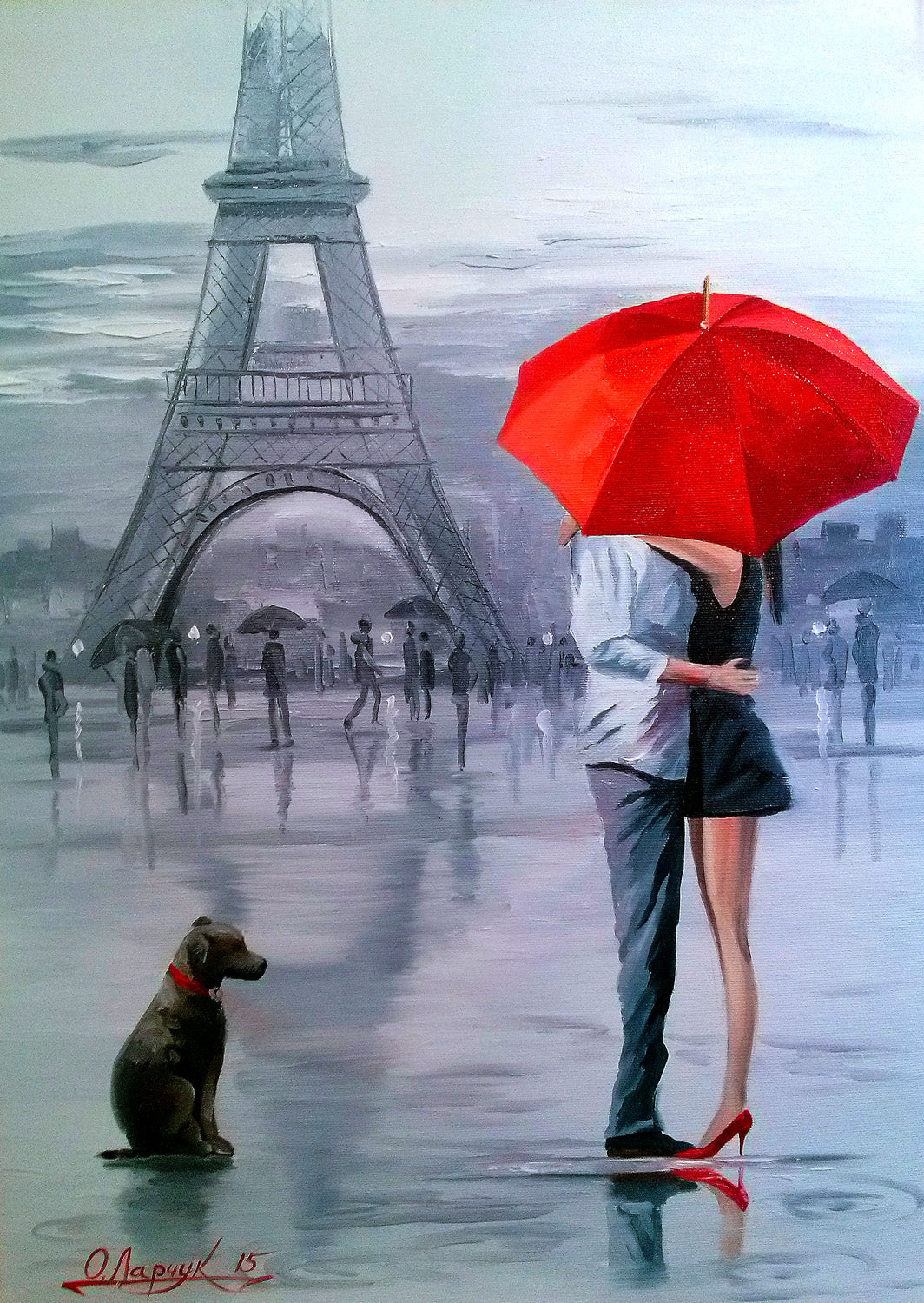 1000 Pieces Jigsaw Puzzle - Paris for Two (1817)