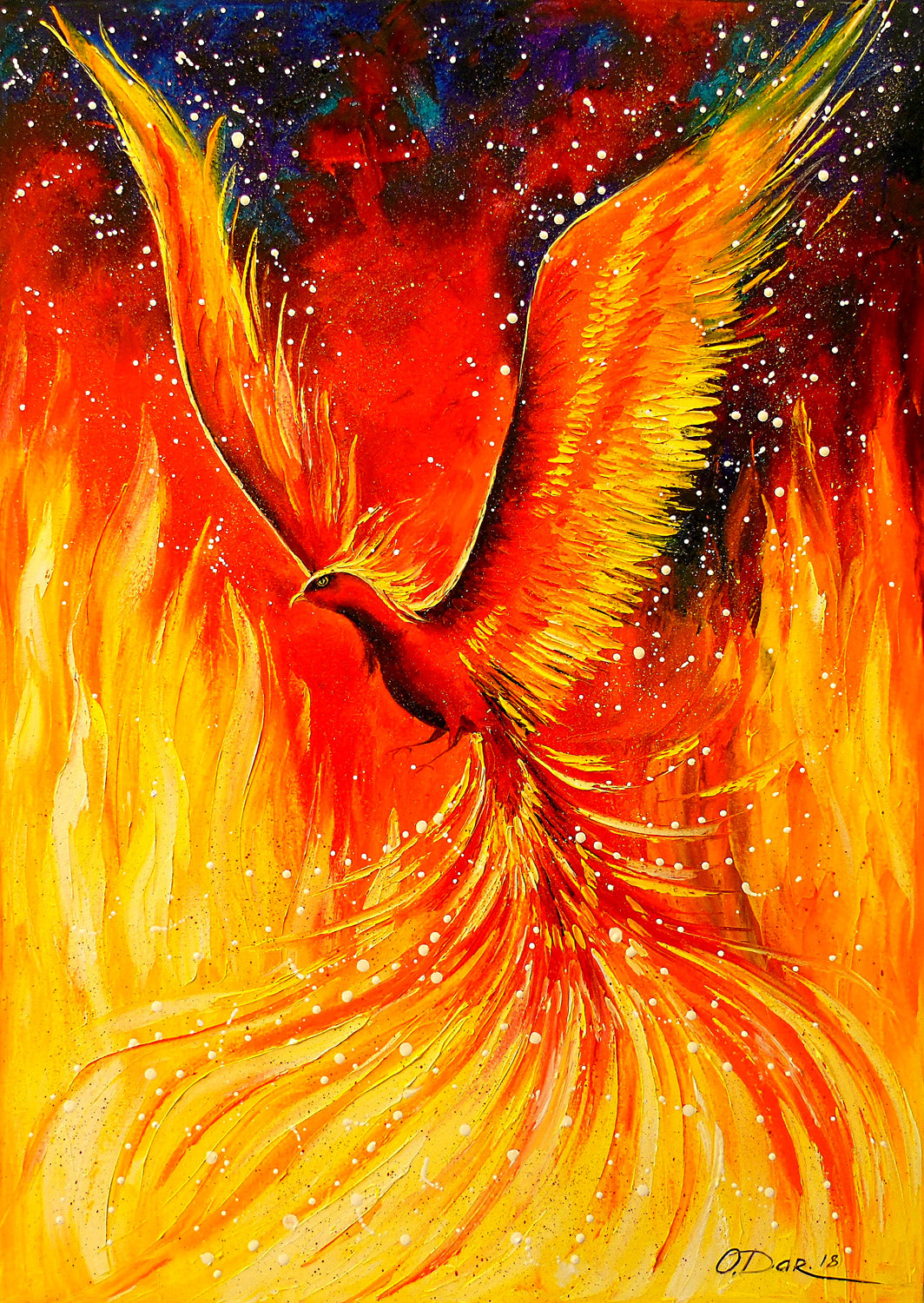 1000 Pieces Jigsaw Puzzle - Phoenix Bird (1820)