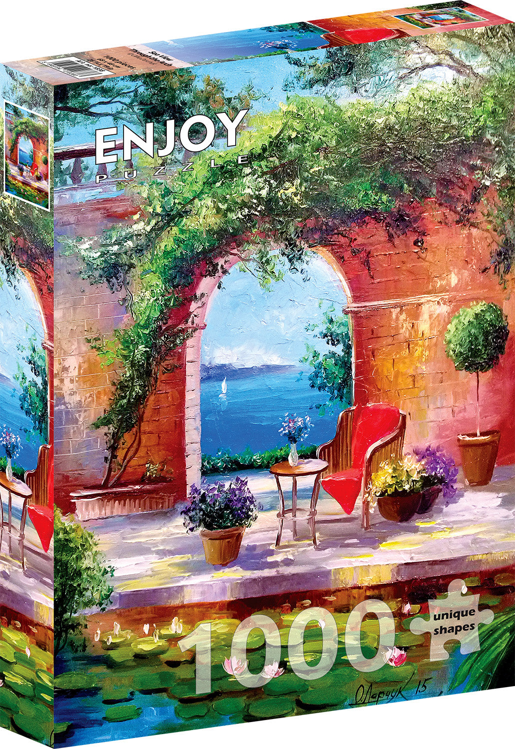 1000 Pieces Jigsaw Puzzle - Sea View Through the Arch