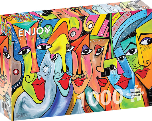 1000 Pieces Jigsaw Puzzle - Faces of Life