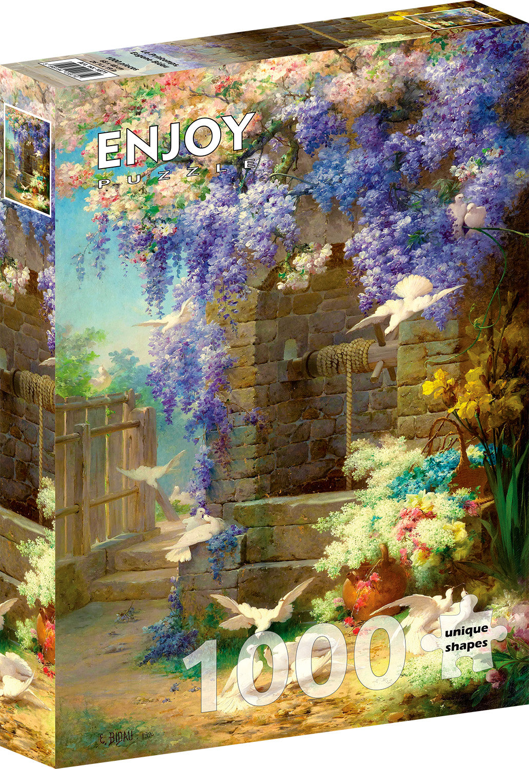 1000 Pieces Jigsaw Puzzle - Eugene Bidau: Le Printemps