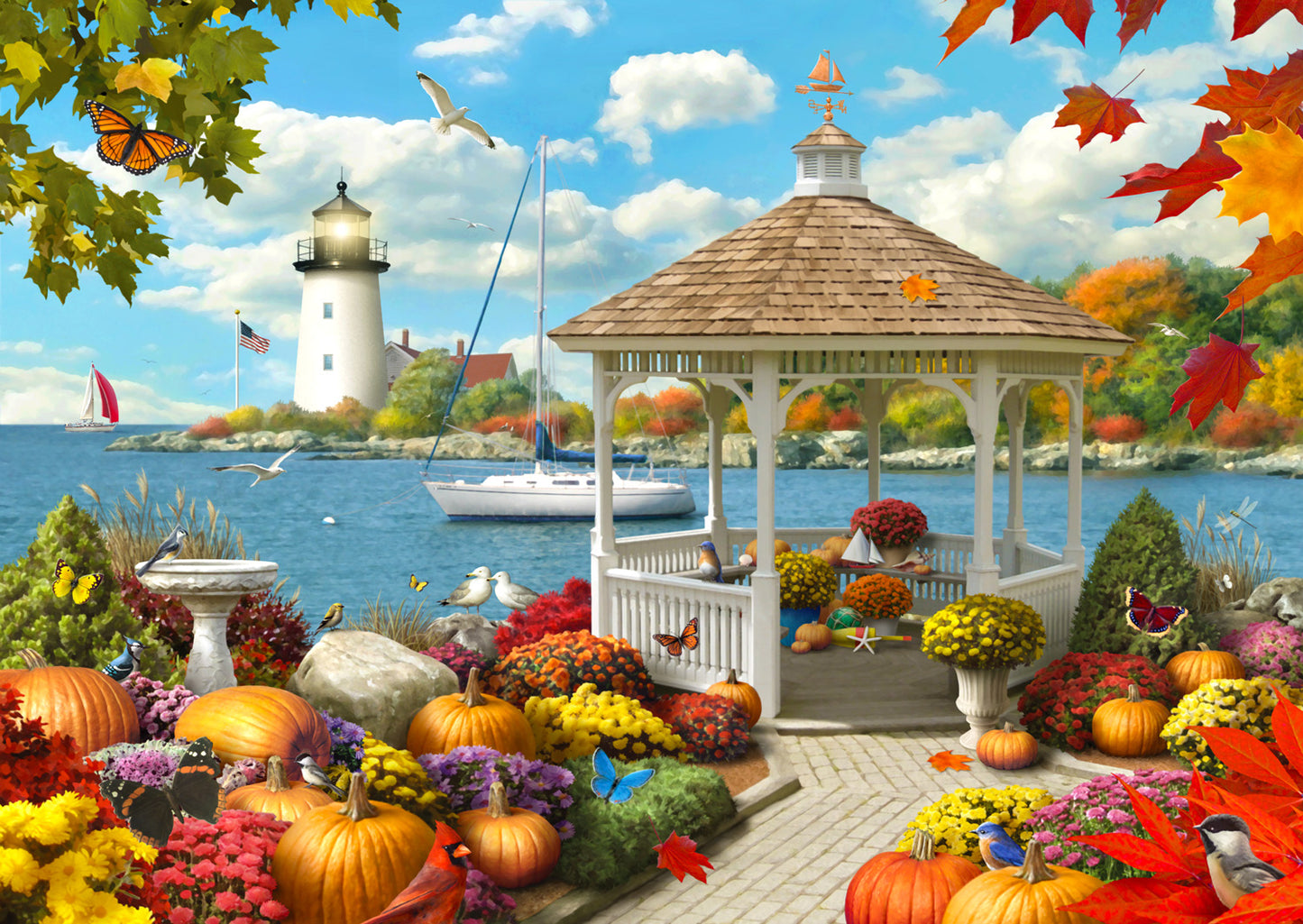 1000 Pieces Jigsaw Puzzle - Autumn Splendor (1874)