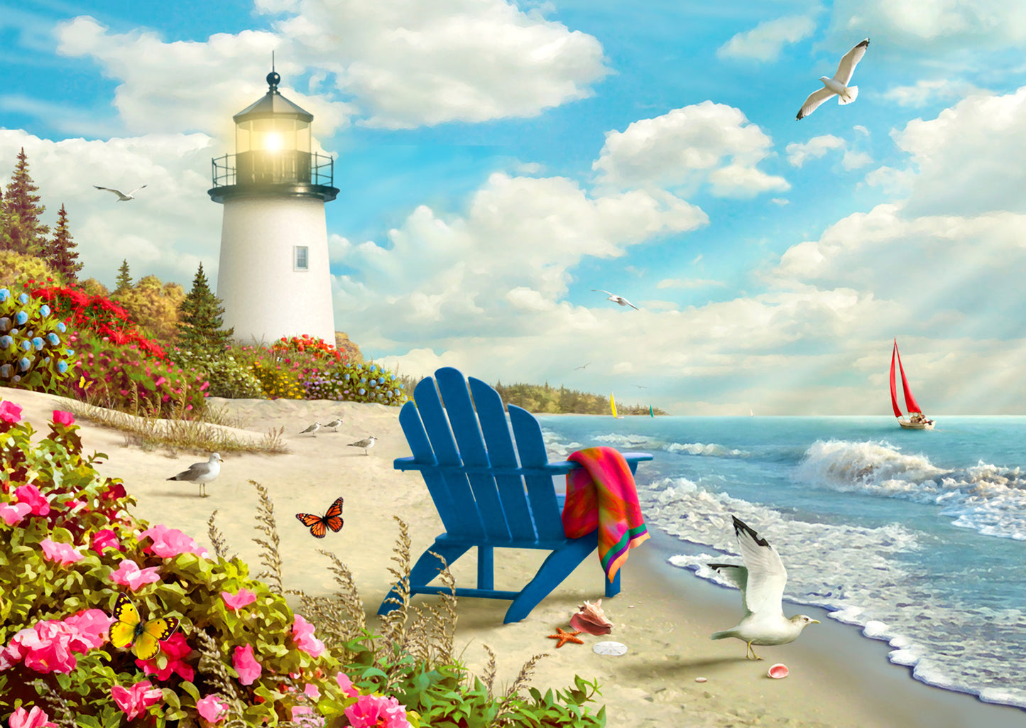 1000 Pieces Jigsaw Puzzle - Rays of Hope (1883)