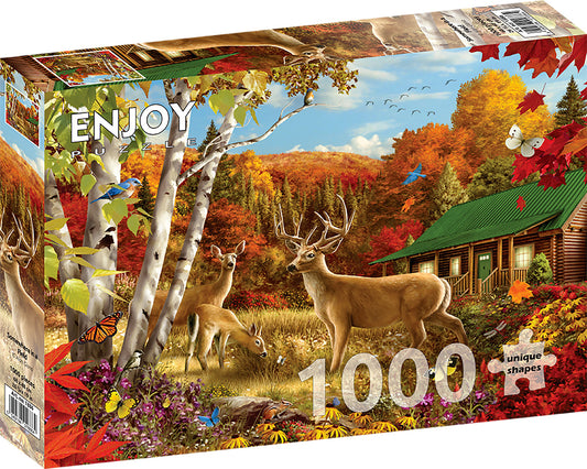 1000 Pieces Jigsaw Puzzle - Somewhere in a Field