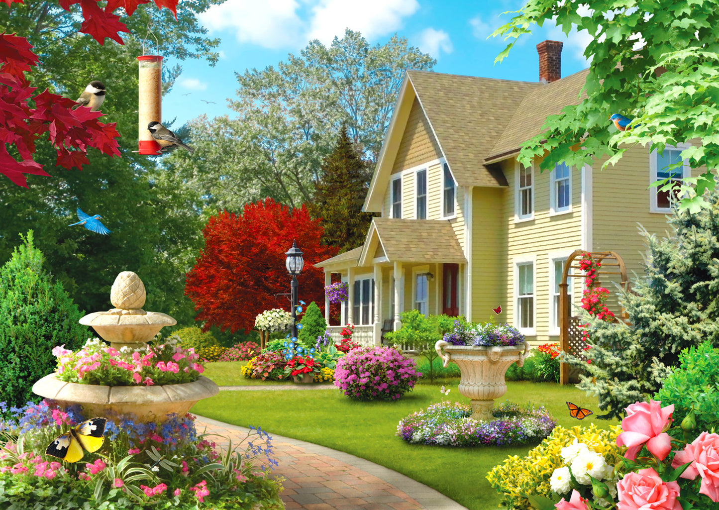 1000 Pieces Jigsaw Puzzle - Summer Morning (1889)