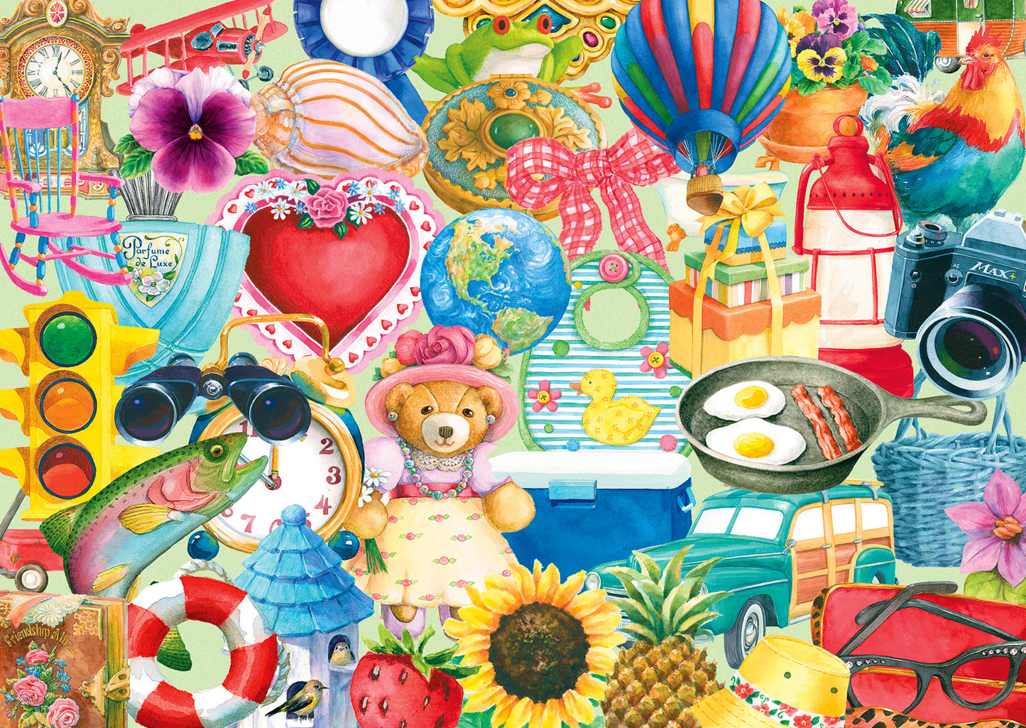 1000 Pieces Jigsaw Puzzle - Miscellaneous Medley (1904)