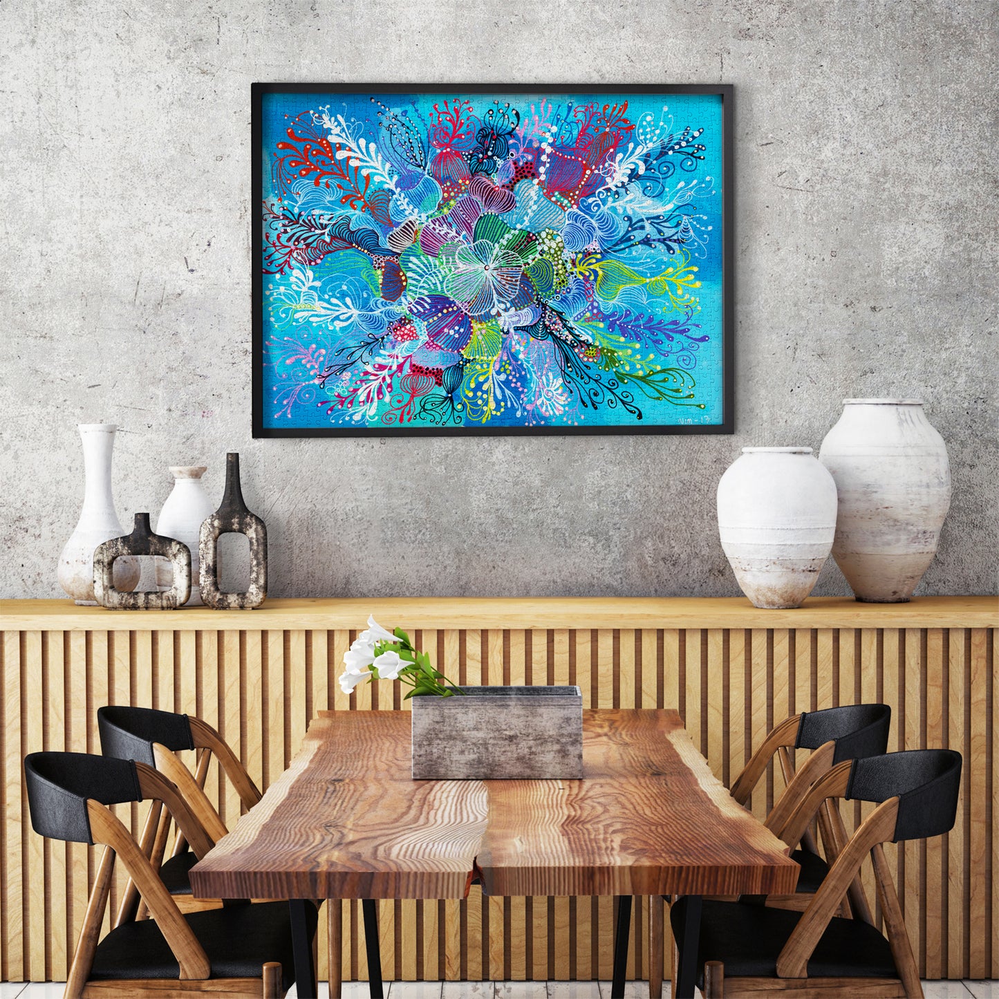 1000 Pieces Jigsaw Puzzle - Ocean Blues (2001)