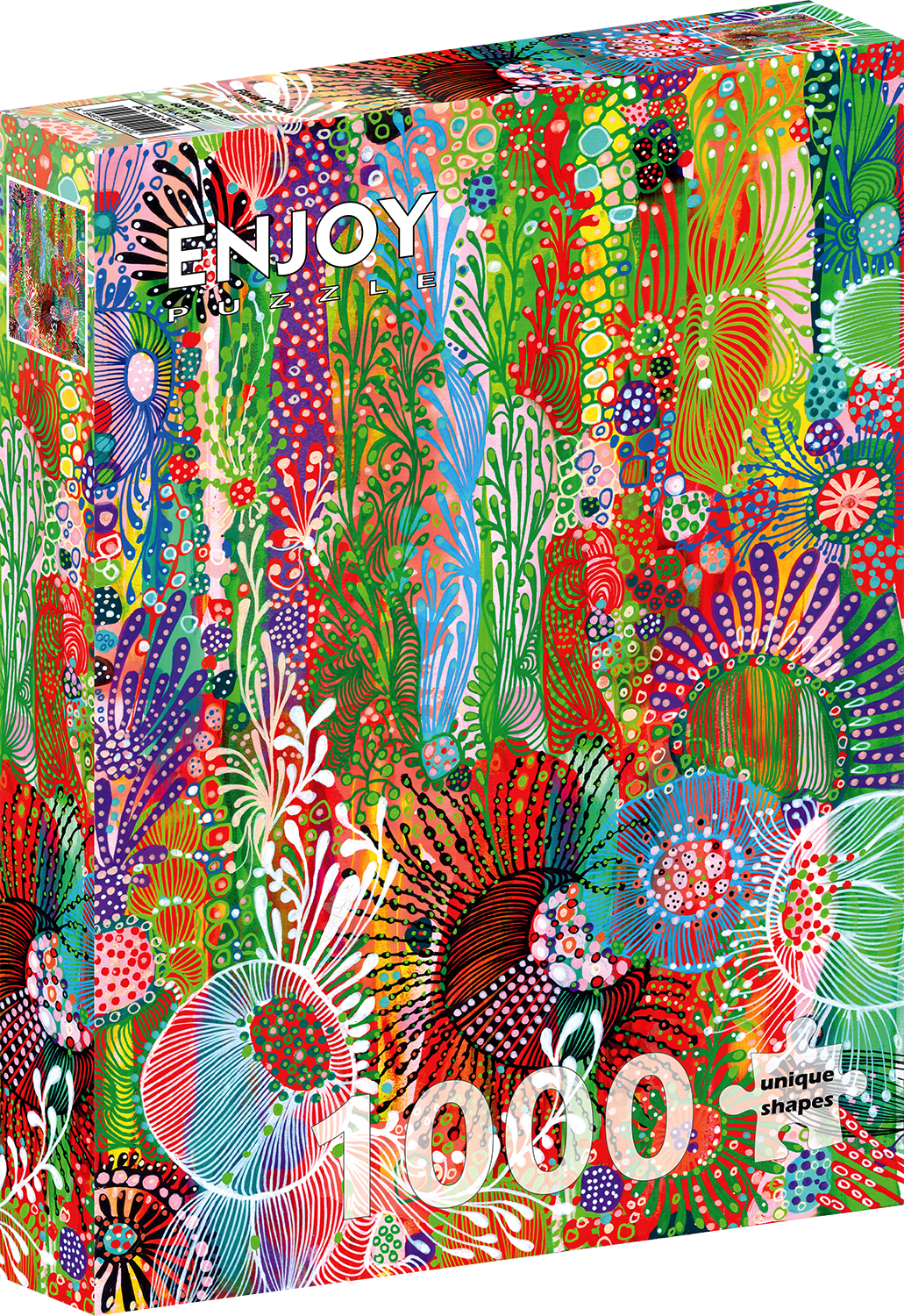 1000 Pieces Jigsaw Puzzle - Floral Curtain (2010)