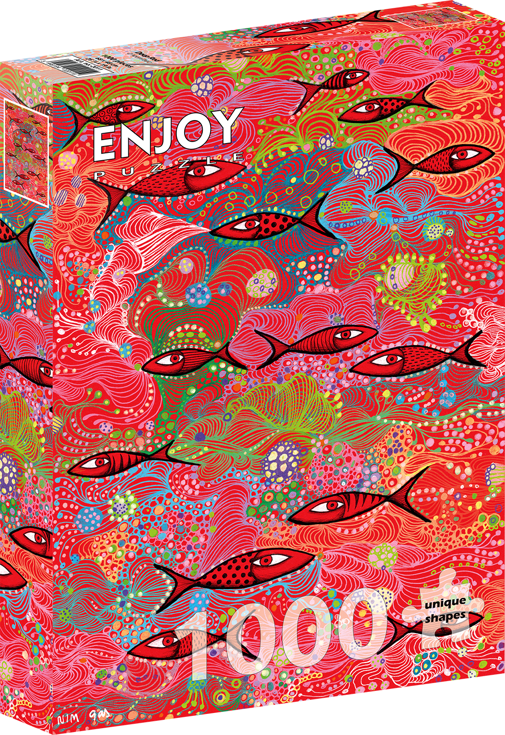 1000 Pieces Jigsaw Puzzle - Deep Red (2011)