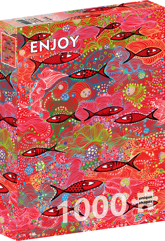 1000 Pieces Jigsaw Puzzle - Deep Red (2011)