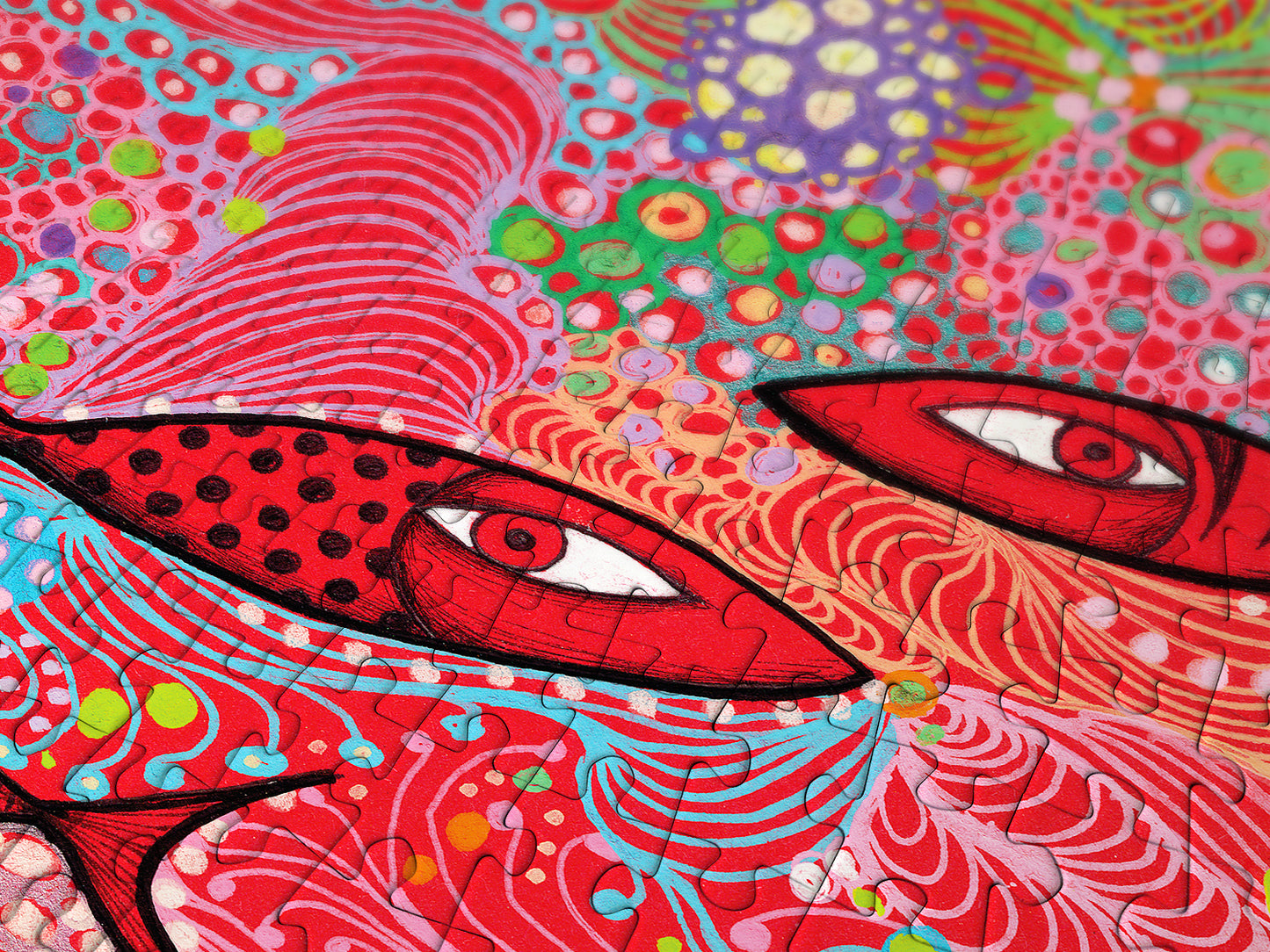 1000 Pieces Jigsaw Puzzle - Deep Red (2011)