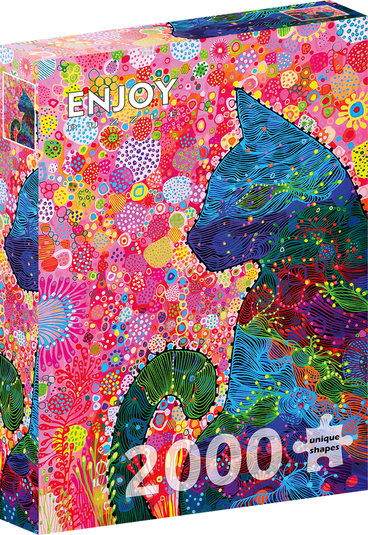 2000 Pieces Jigsaw Puzzle - Wandering Cat (2127)