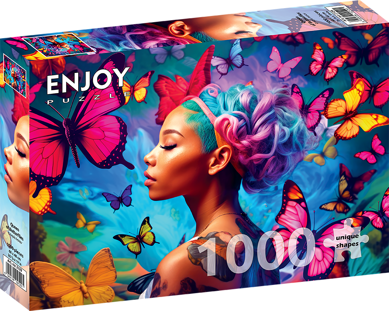 1000 Pieces Jigsaw Puzzle - Queen of Butterflies (2129)