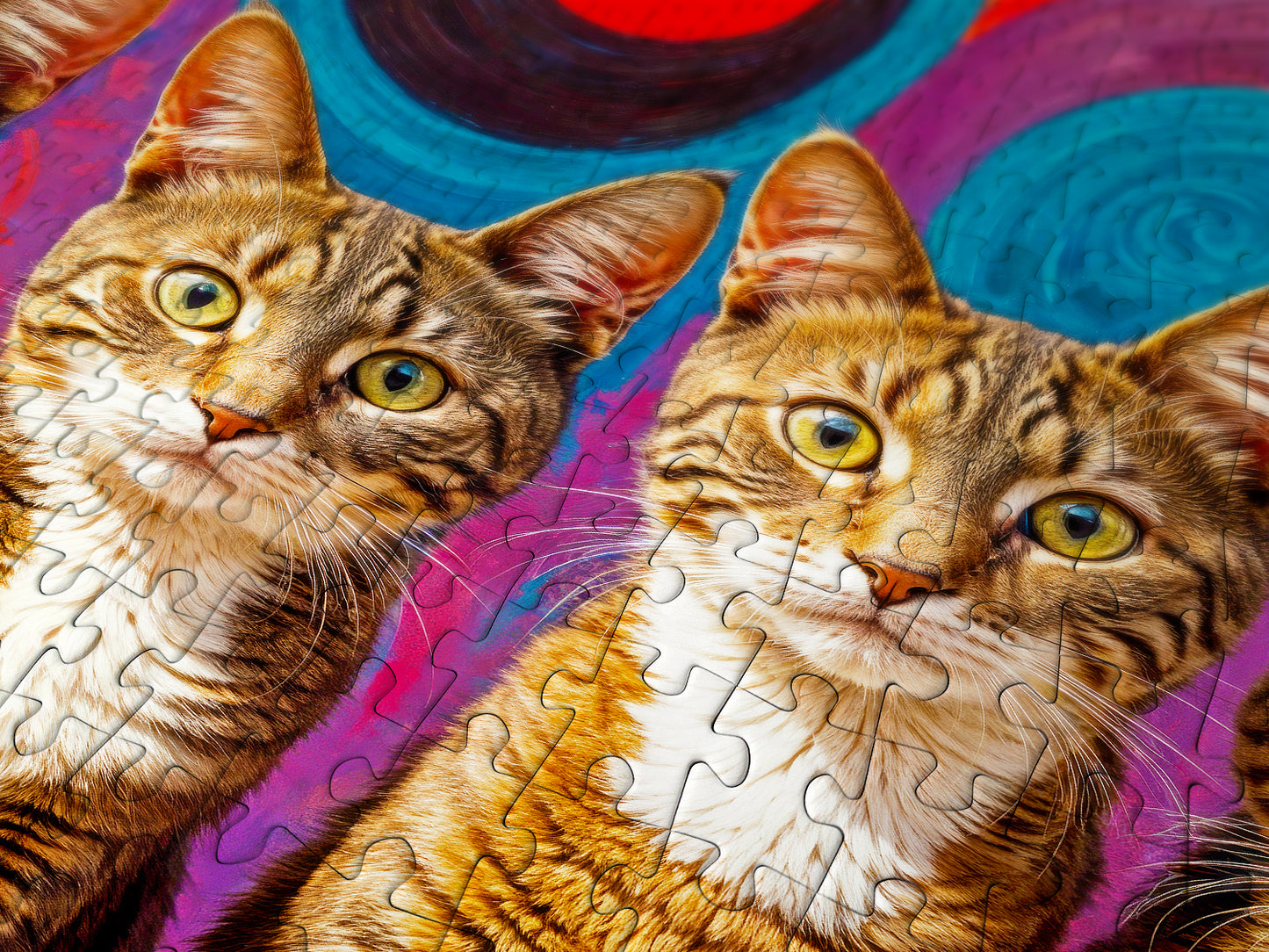 1000 Pieces Jigsaw Puzzle - Five Cats (2131)