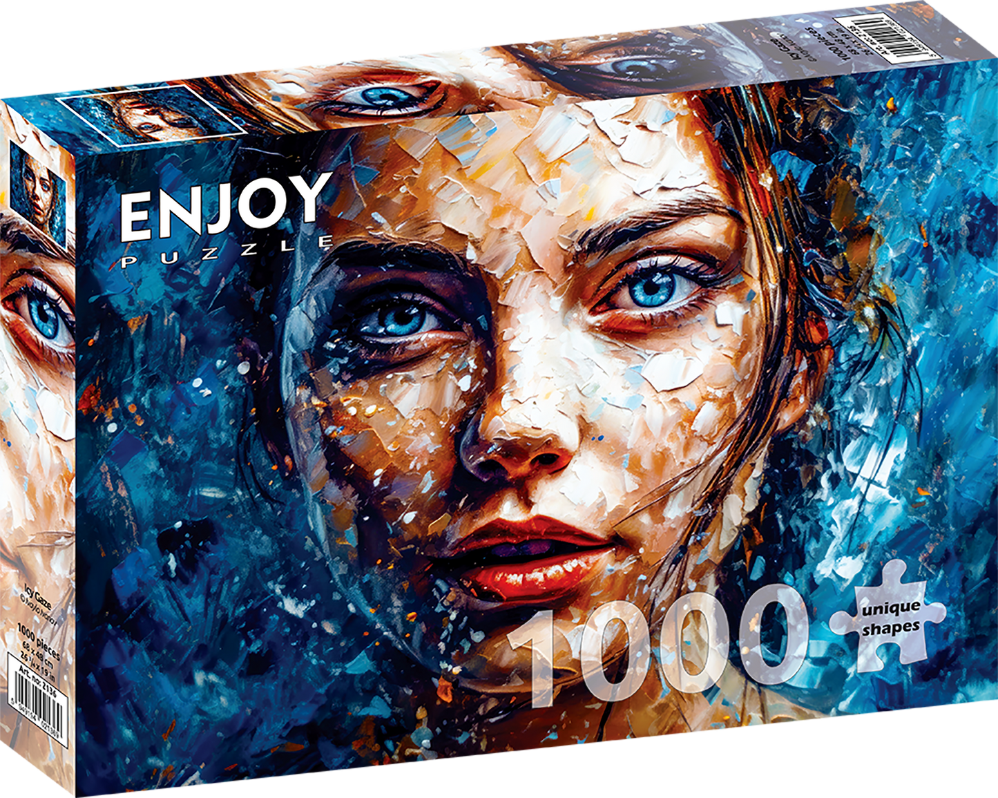 1000 Pieces Jigsaw Puzzle - Icy Gaze (2136)