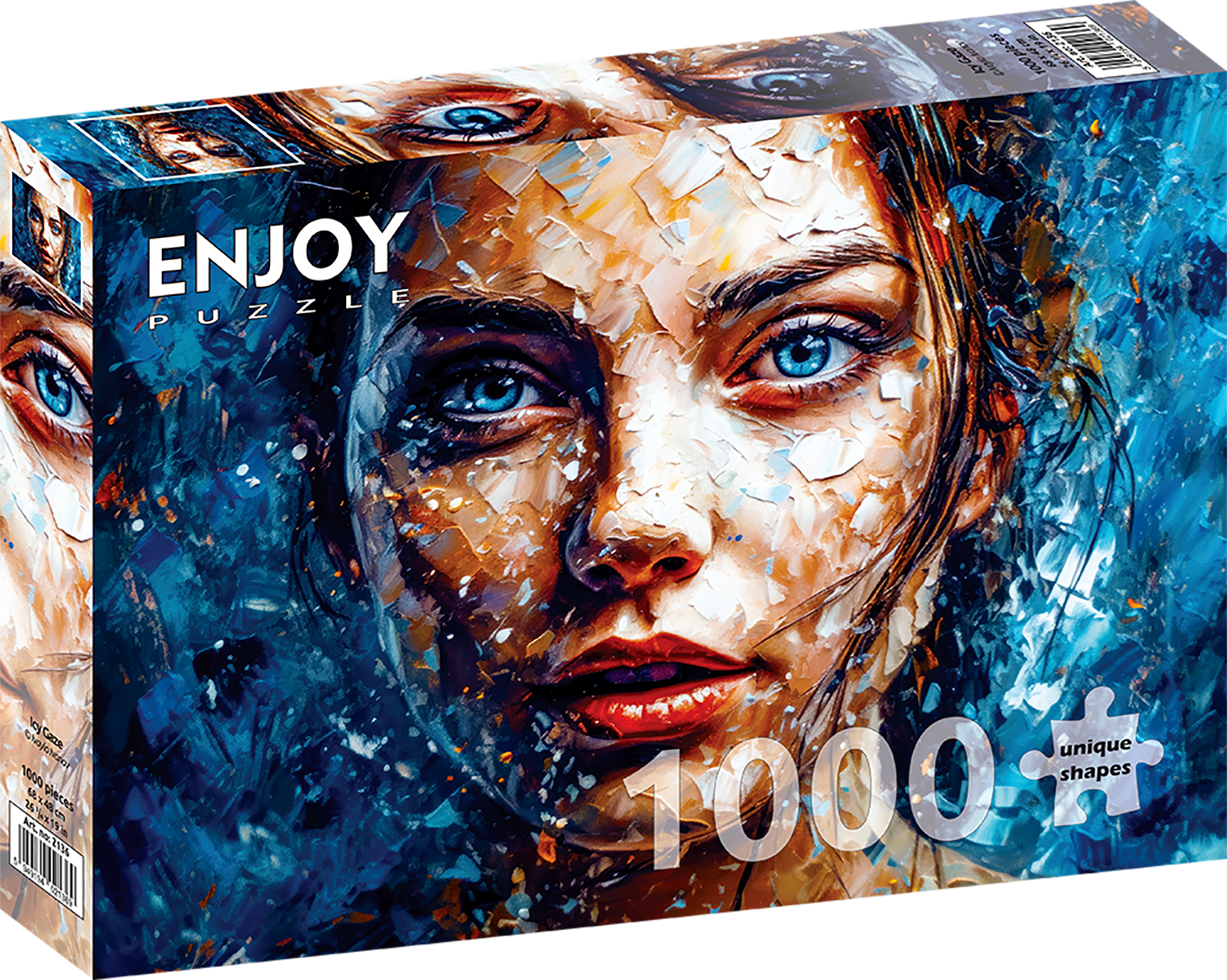 1000 Pieces Jigsaw Puzzle - Icy Gaze (2136)