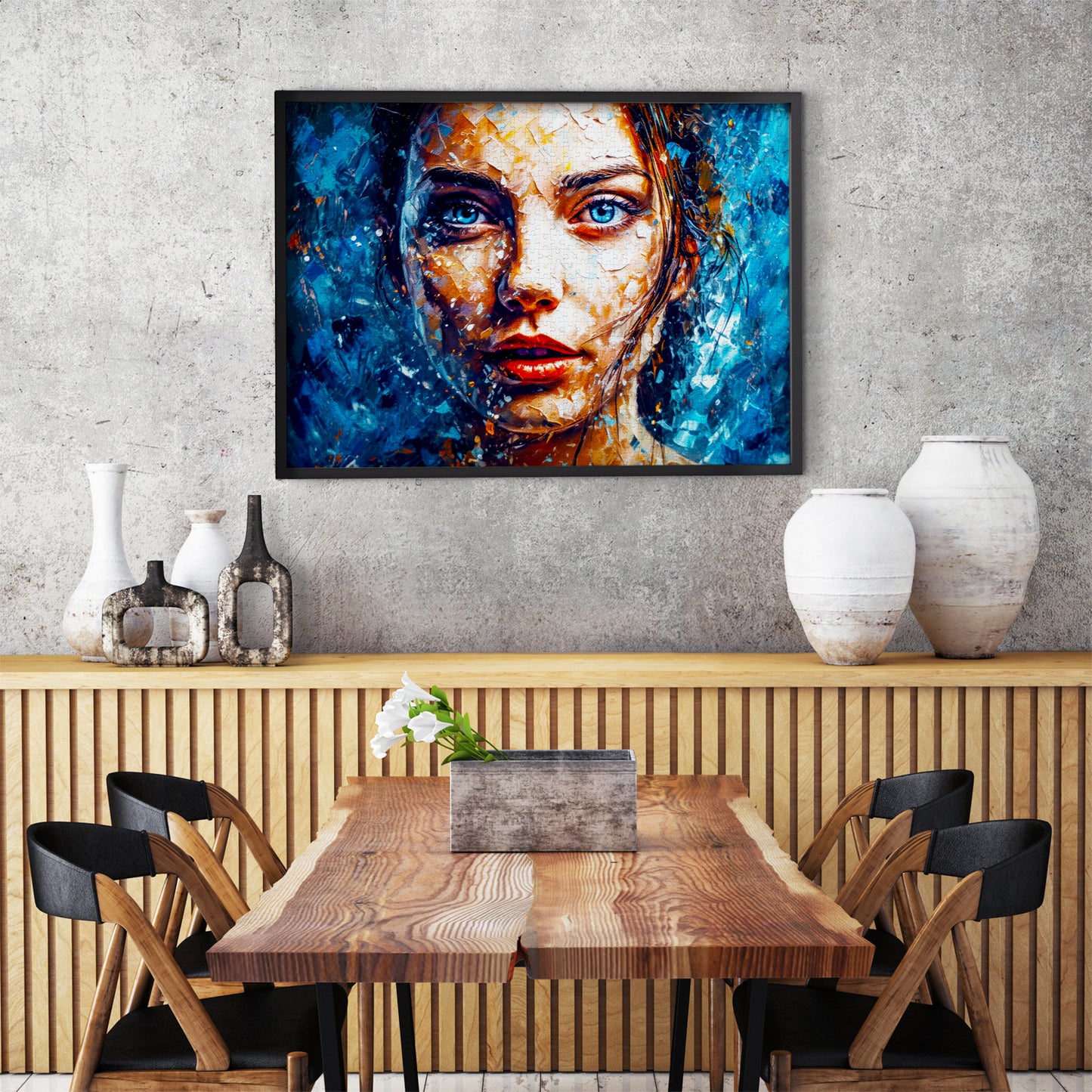 1000 Pieces Jigsaw Puzzle - Icy Gaze (2136)
