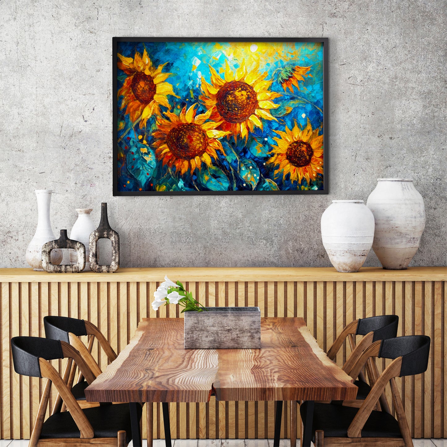 1000 Pieces Jigsaw Puzzle - Sunflowers Reunion (2137)
