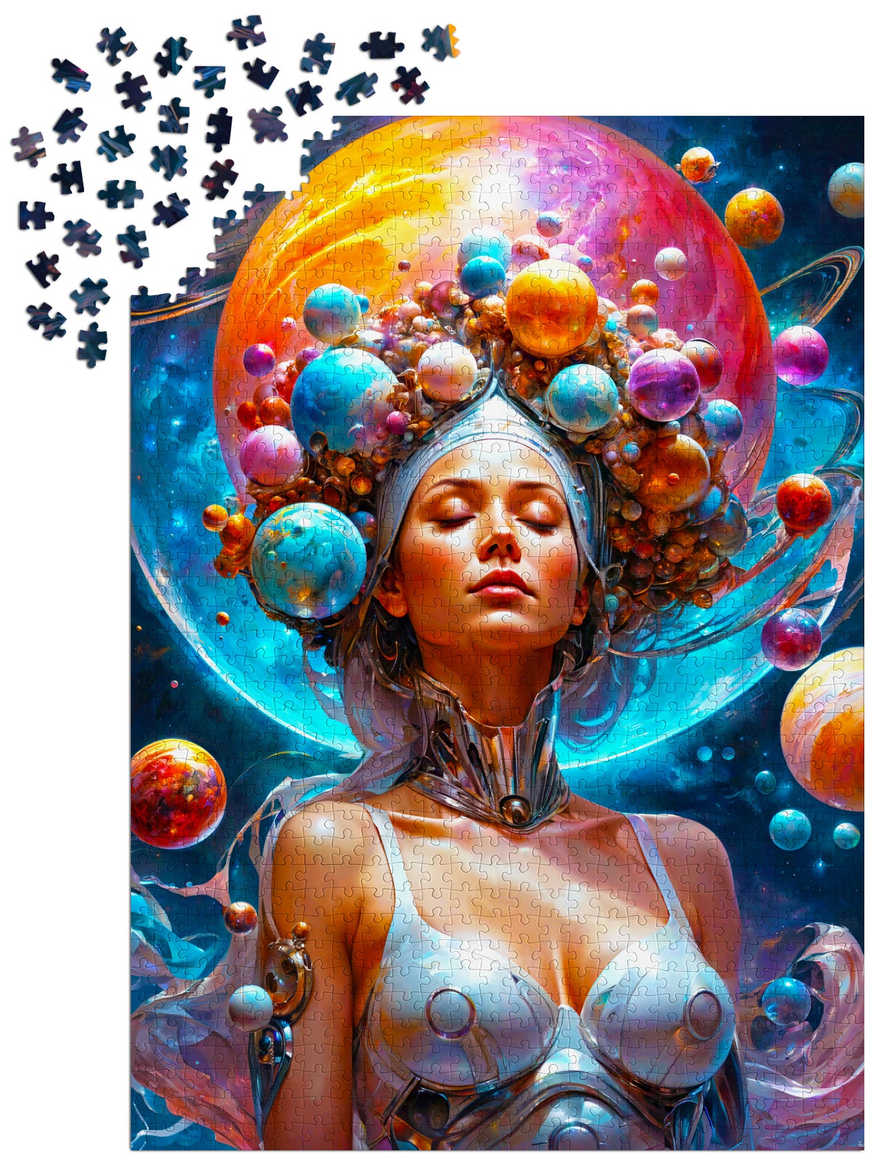 1000 Pieces Jigsaw Puzzle - Cosmic Godess (2142)