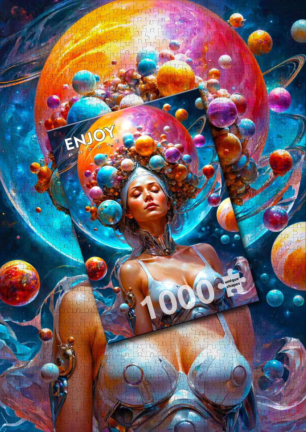 1000 Pieces Jigsaw Puzzle - Cosmic Godess (2142)