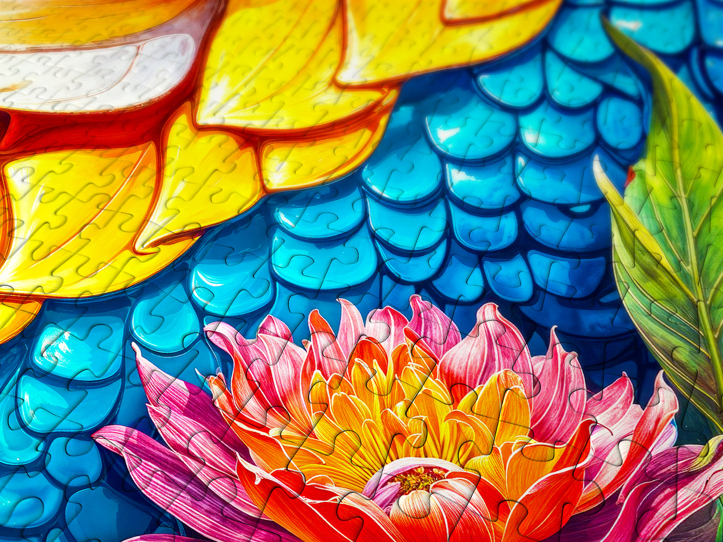 1000 Pieces Jigsaw Puzzle - Blue Dragon (2143)
