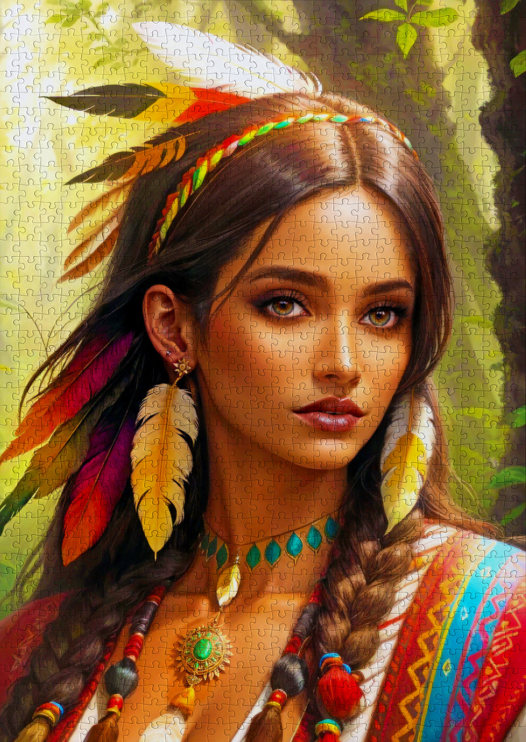1000 Pieces Jigsaw Puzzle - The Native (2144)