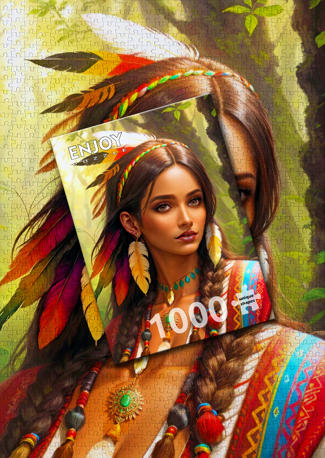 1000 Pieces Jigsaw Puzzle - The Native (2144)