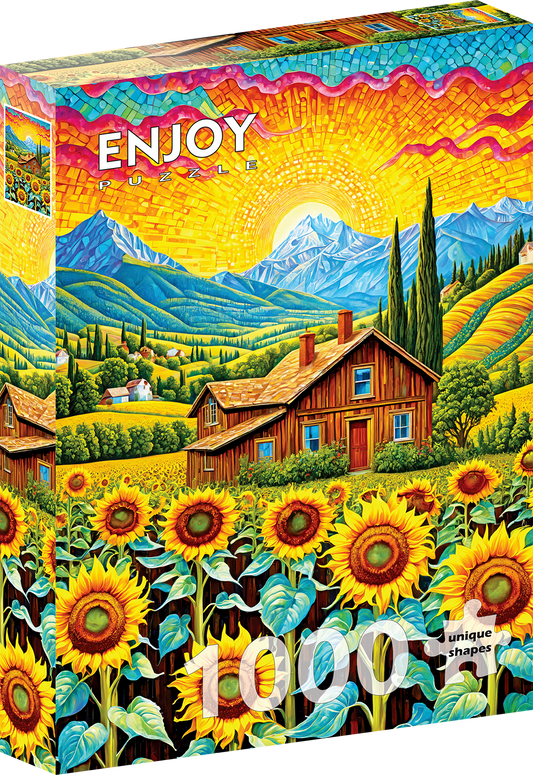1000 Pieces Jigsaw Puzzle - Sunflower House (2145)