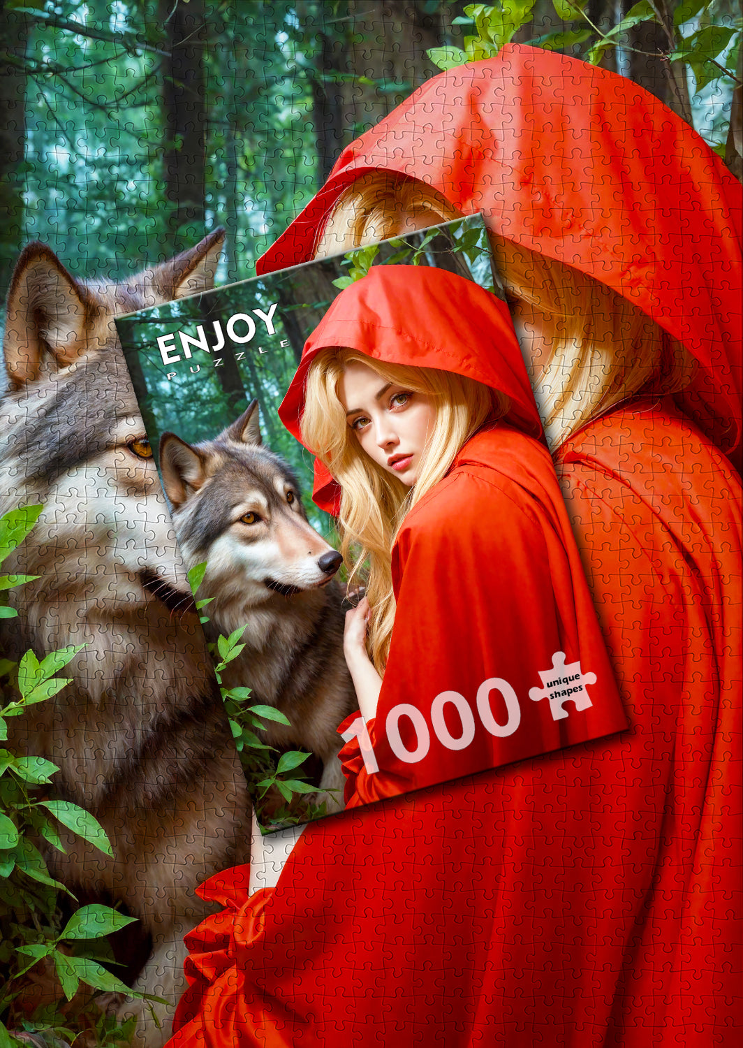 1000 Pieces Jigsaw Puzzle - Red Riding Hood (2146)