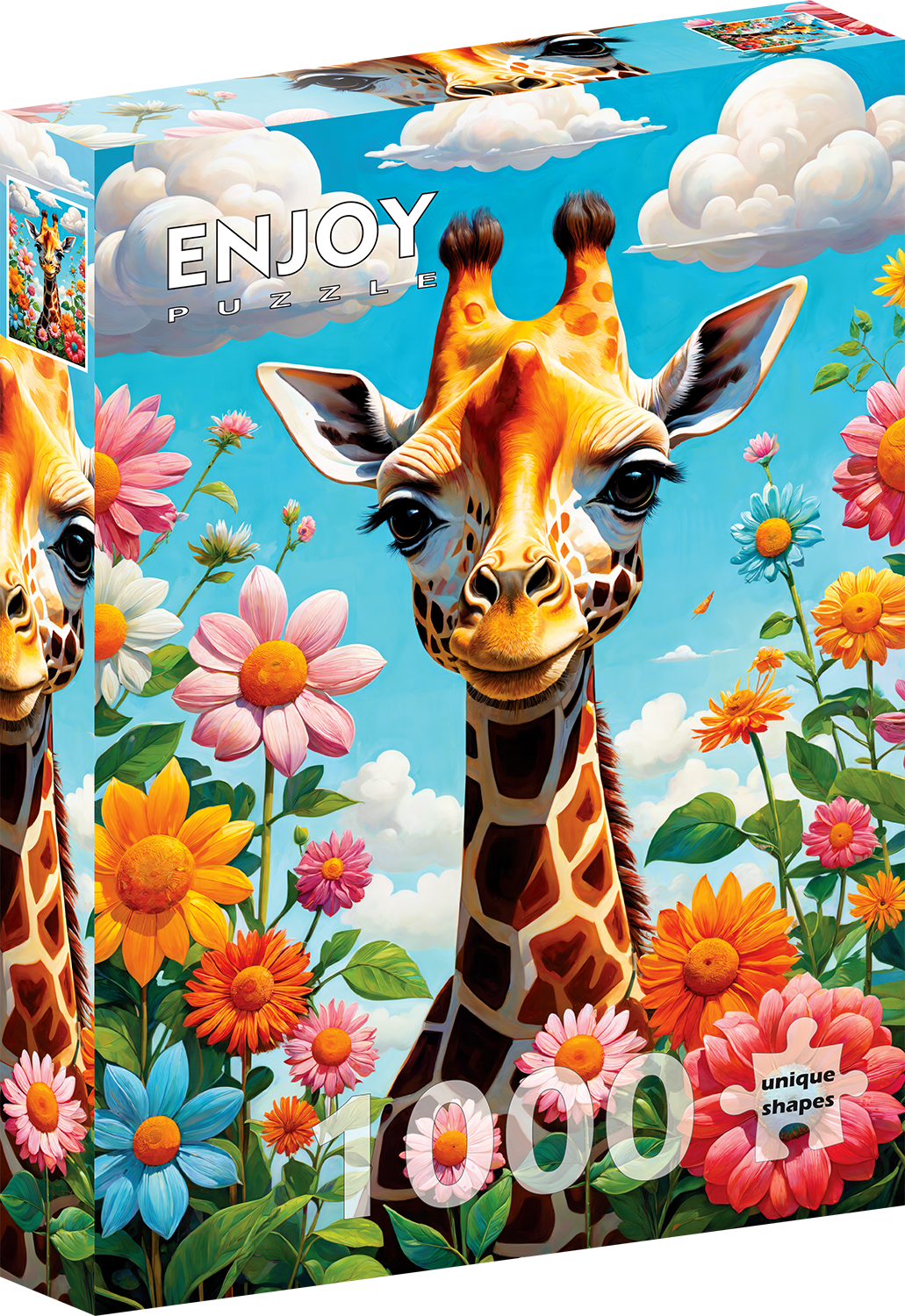 1000 Pieces Jigsaw Puzzle - Cute Giraffe (2151)
