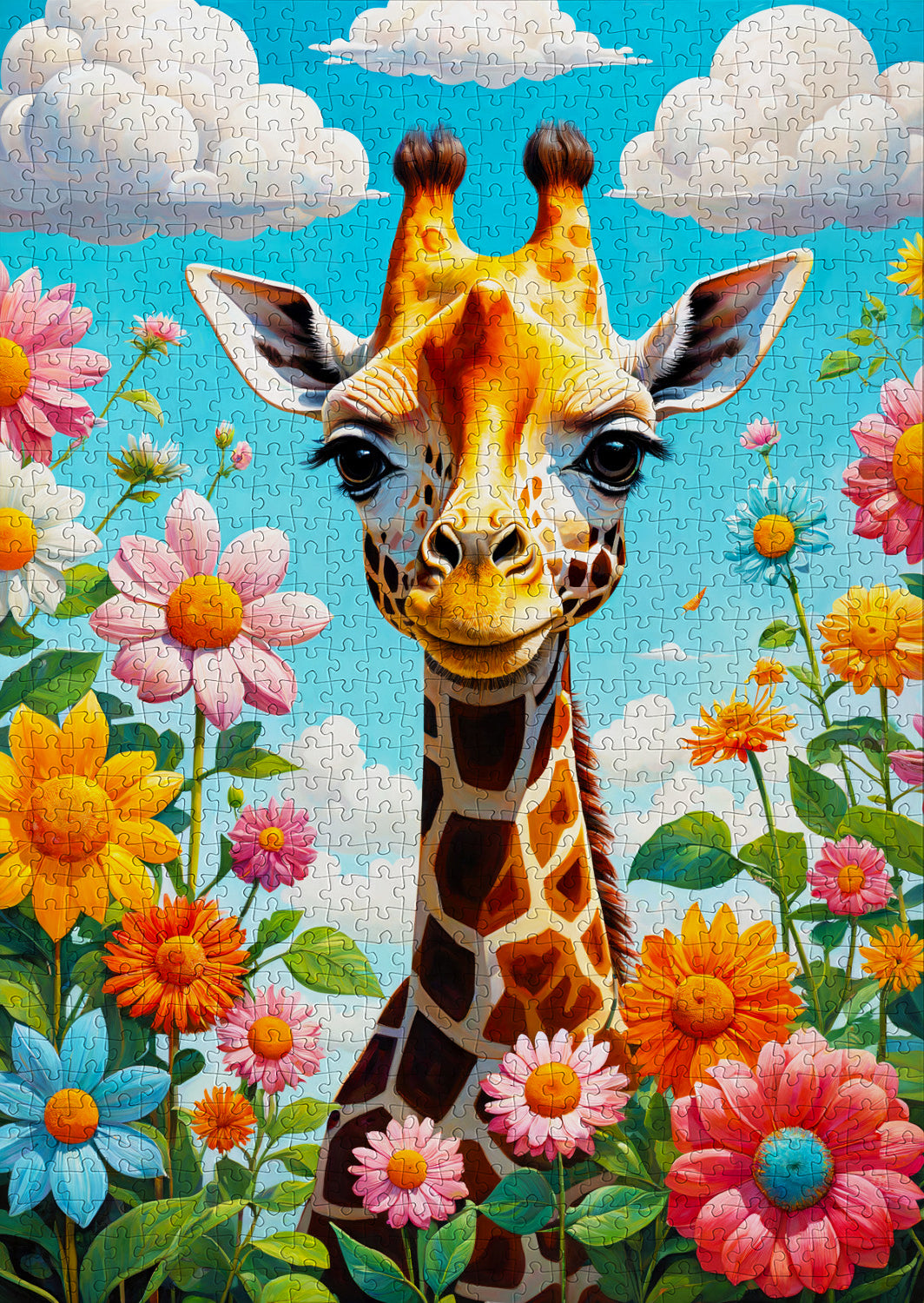 1000 Pieces Jigsaw Puzzle - Cute Giraffe (2151)