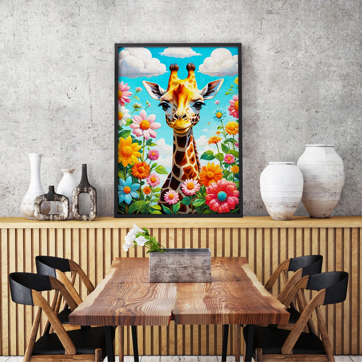 1000 Pieces Jigsaw Puzzle - Cute Giraffe (2151)