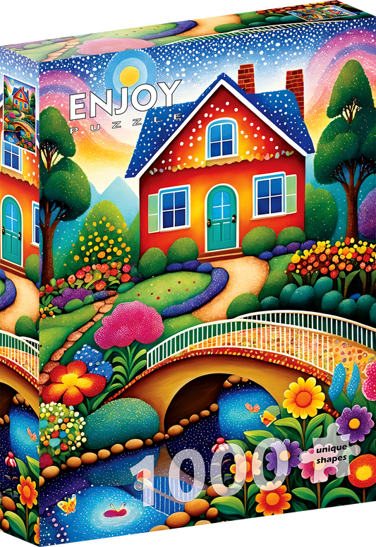 1000 Pieces Jigsaw Puzzle - House of Colors (2153)
