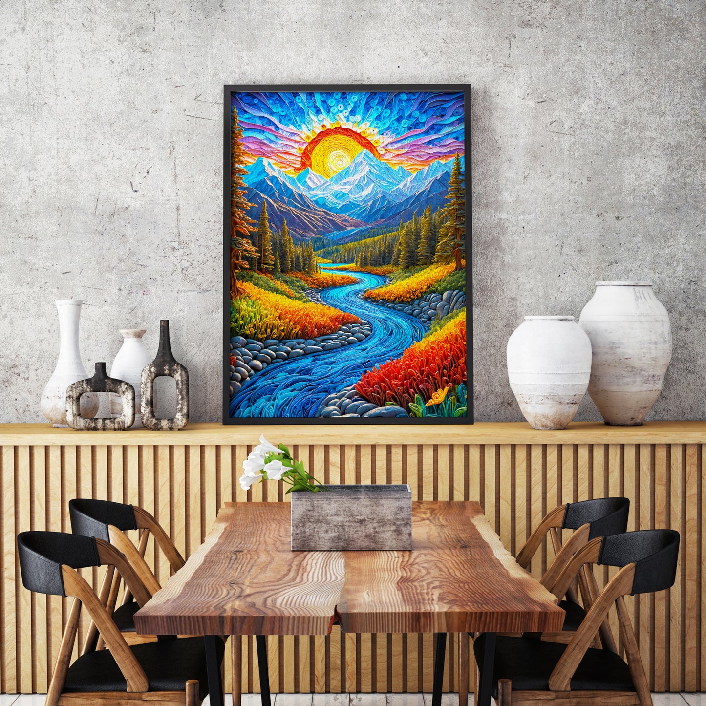 1000 Pieces Jigsaw Puzzle - Sunrise Landscape (2154)