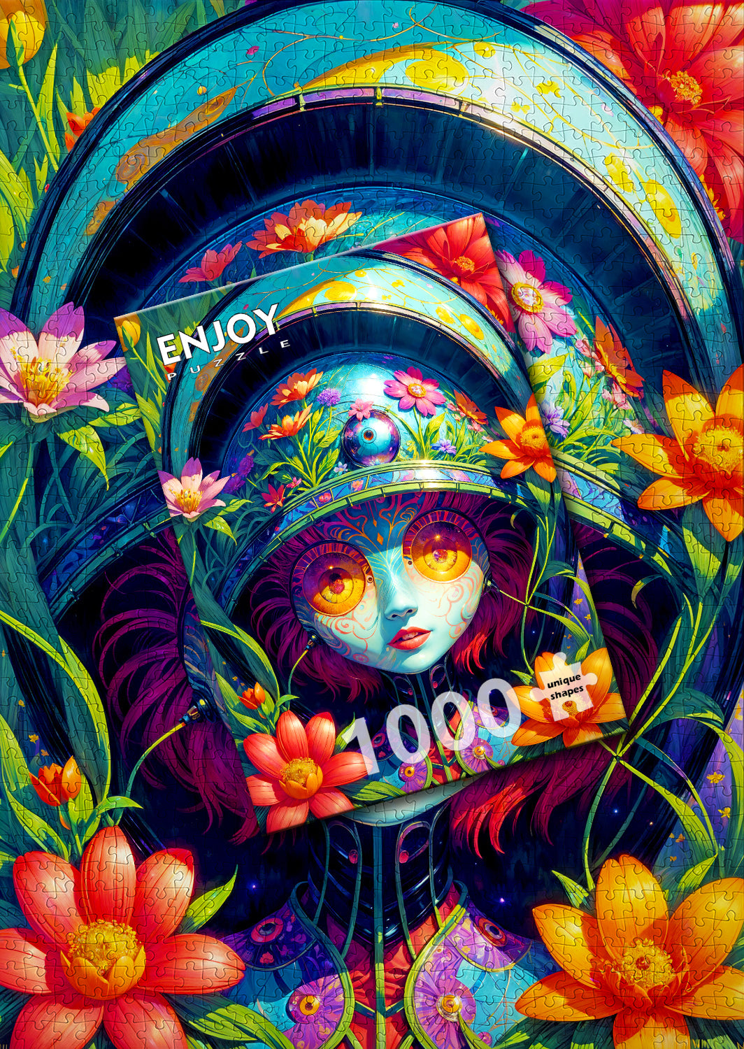 1000 Pieces Jigsaw Puzzle - Floral Warrior (2157)