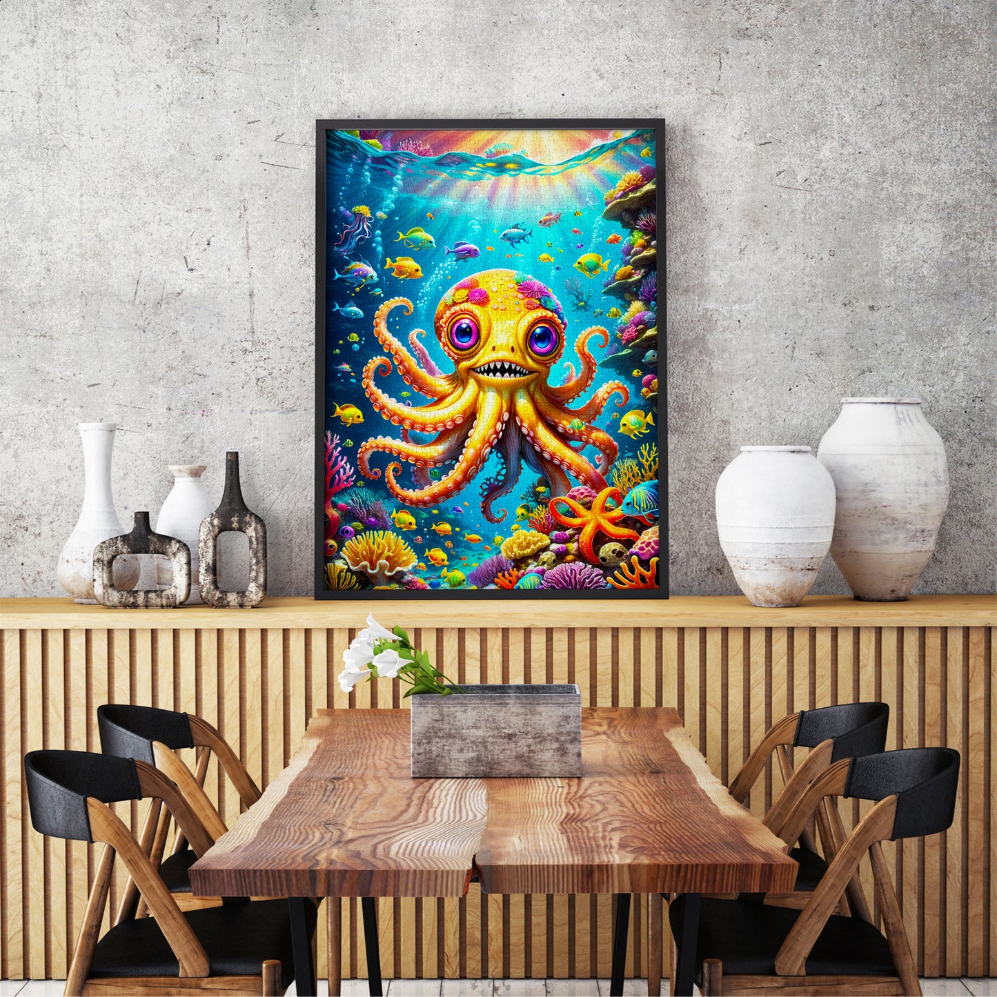 1000 Pieces Jigsaw Puzzle - Cute Octopus (2158)