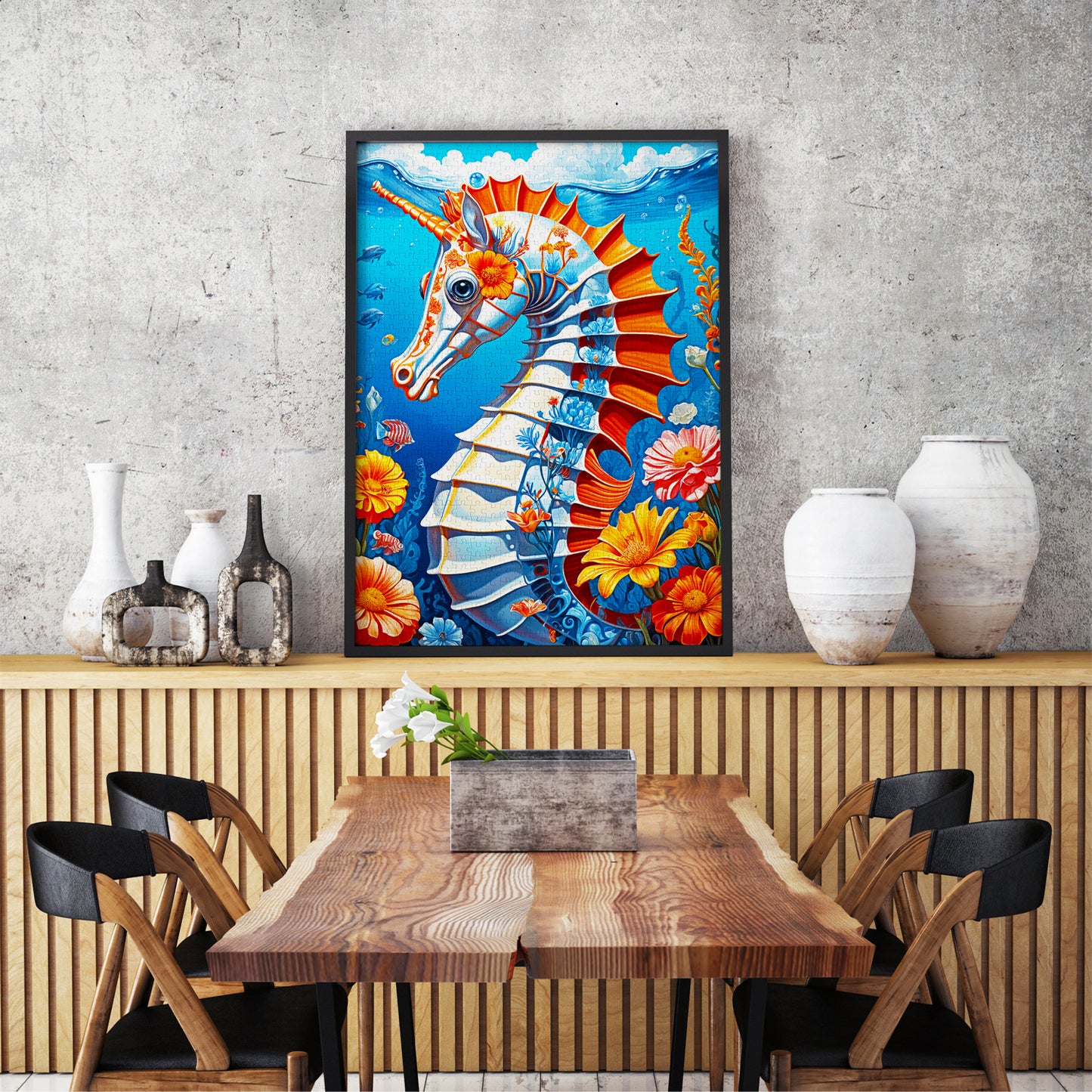 1000 Pieces Jigsaw Puzzle - Sea Horse (2159)