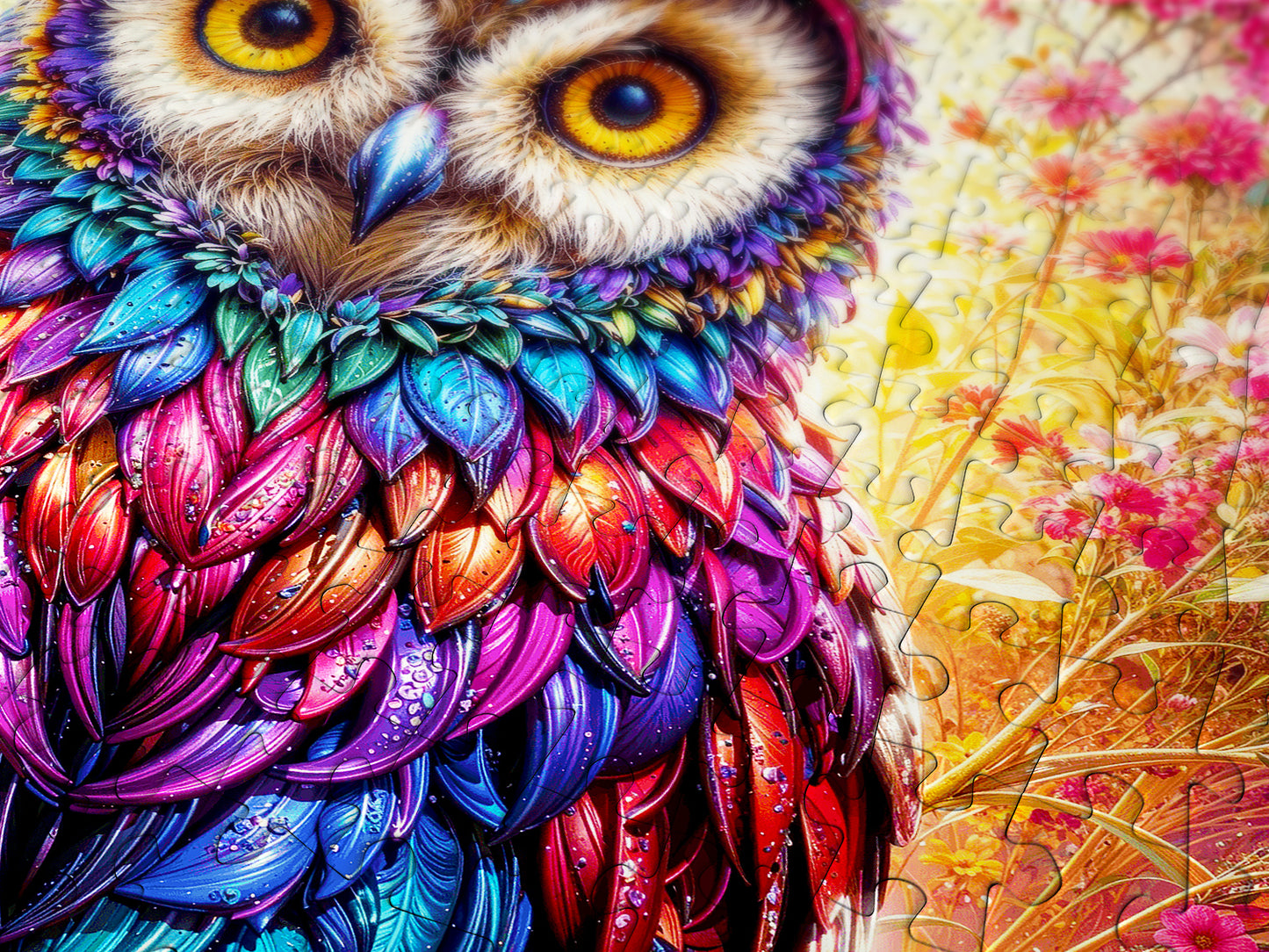 1000 Pieces Jigsaw Puzzle - Neon Owl (2161)