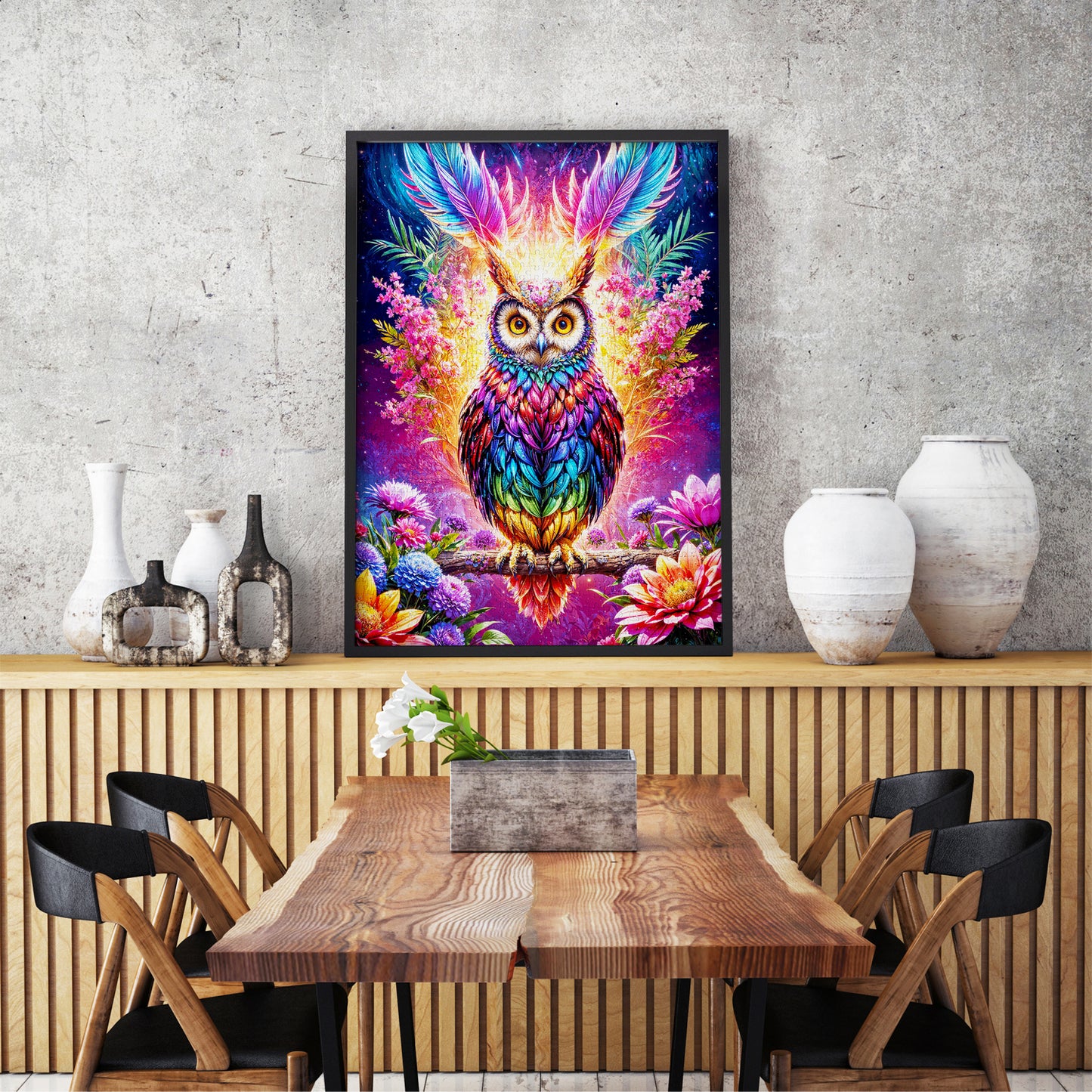 1000 Pieces Jigsaw Puzzle - Neon Owl (2161)