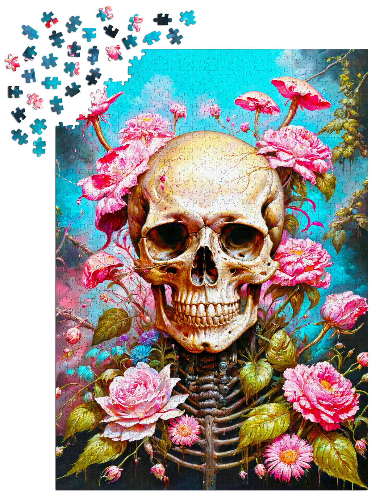 1000 Pieces Jigsaw Puzzle - Garden Skeleton (2167)