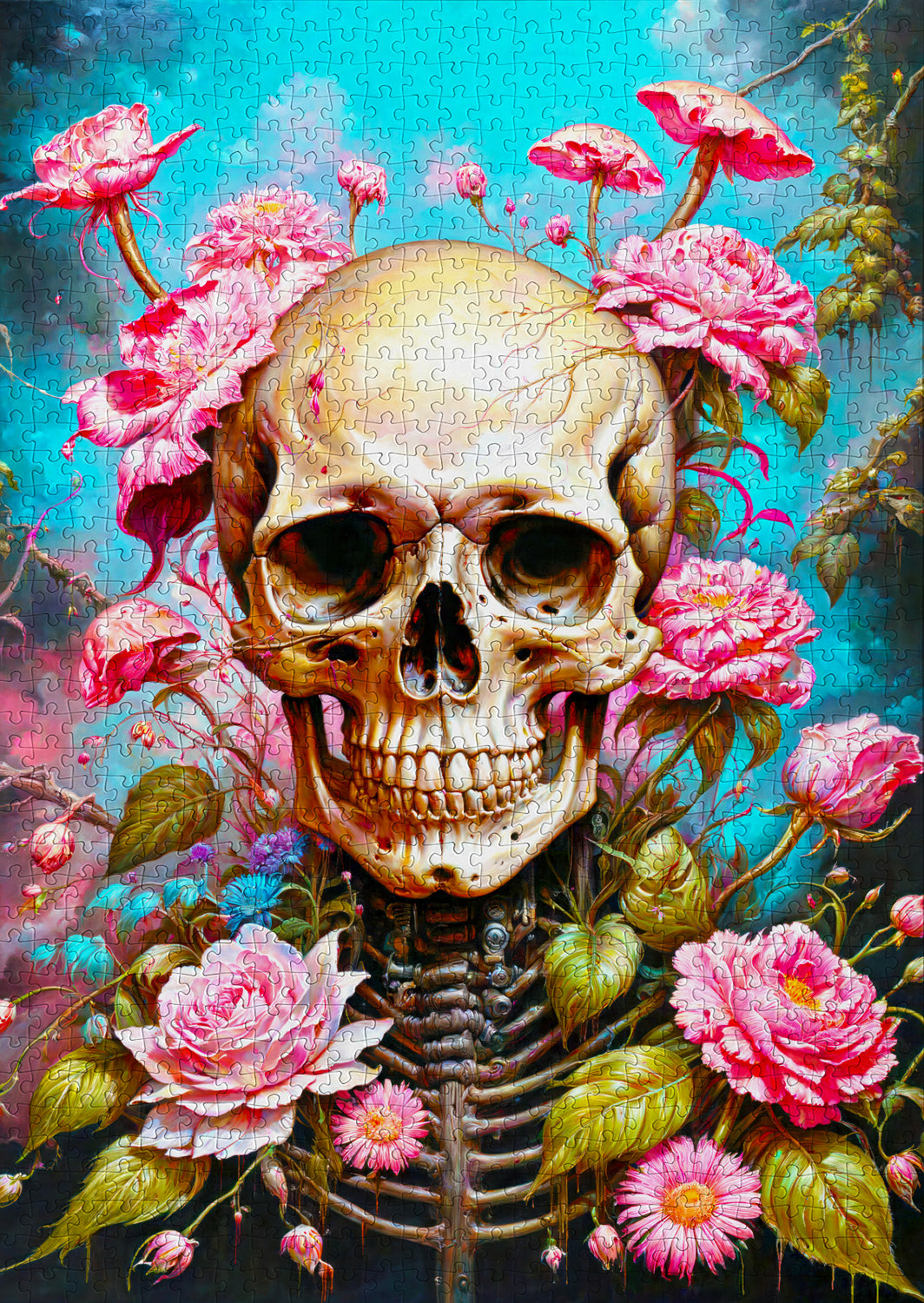 1000 Pieces Jigsaw Puzzle - Garden Skeleton (2167)