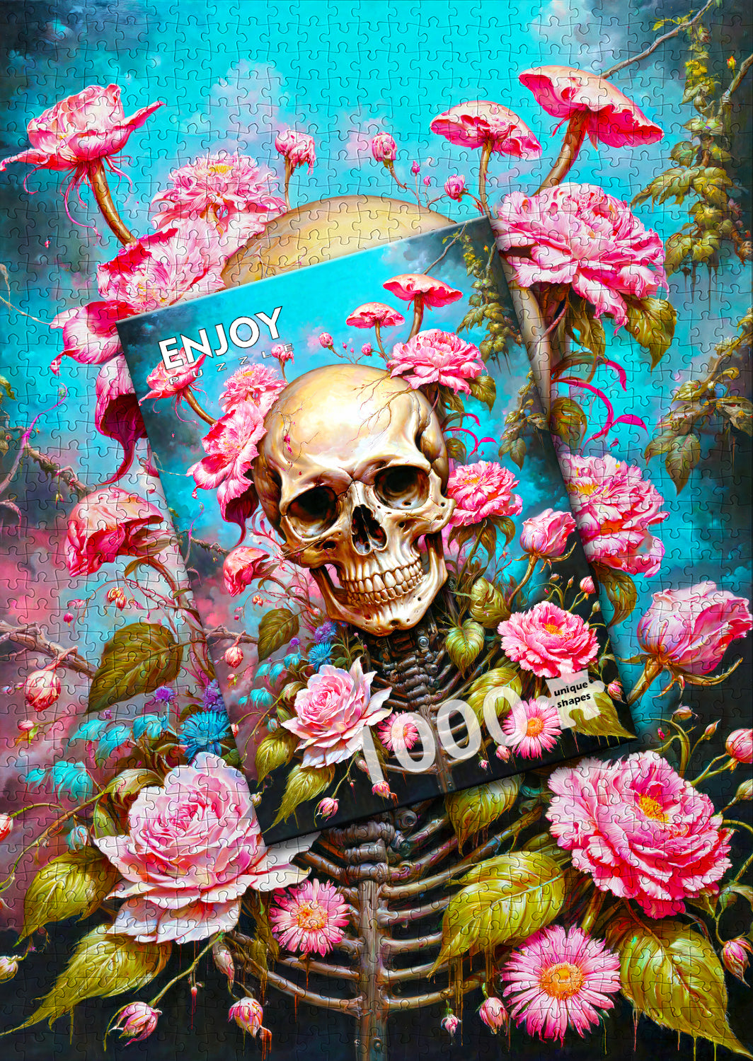 1000 Pieces Jigsaw Puzzle - Garden Skeleton (2167)