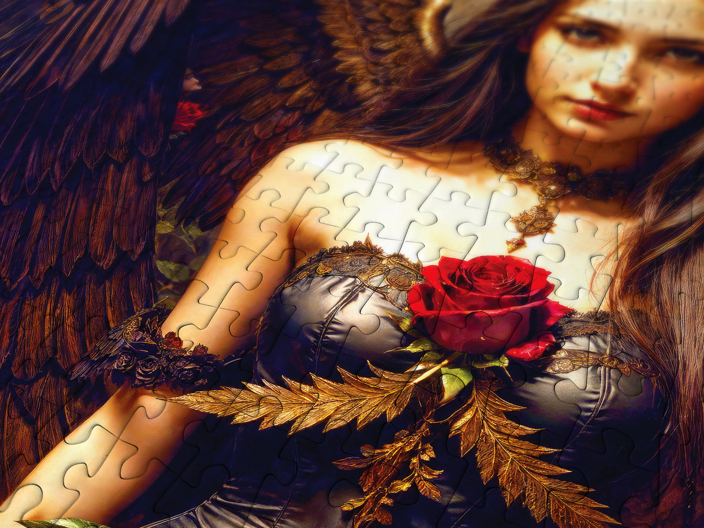 1000 Pieces Jigsaw Puzzle - Dark Angel (2170)