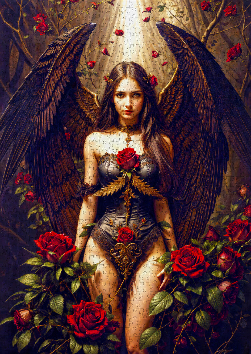 1000 Pieces Jigsaw Puzzle - Dark Angel (2170)