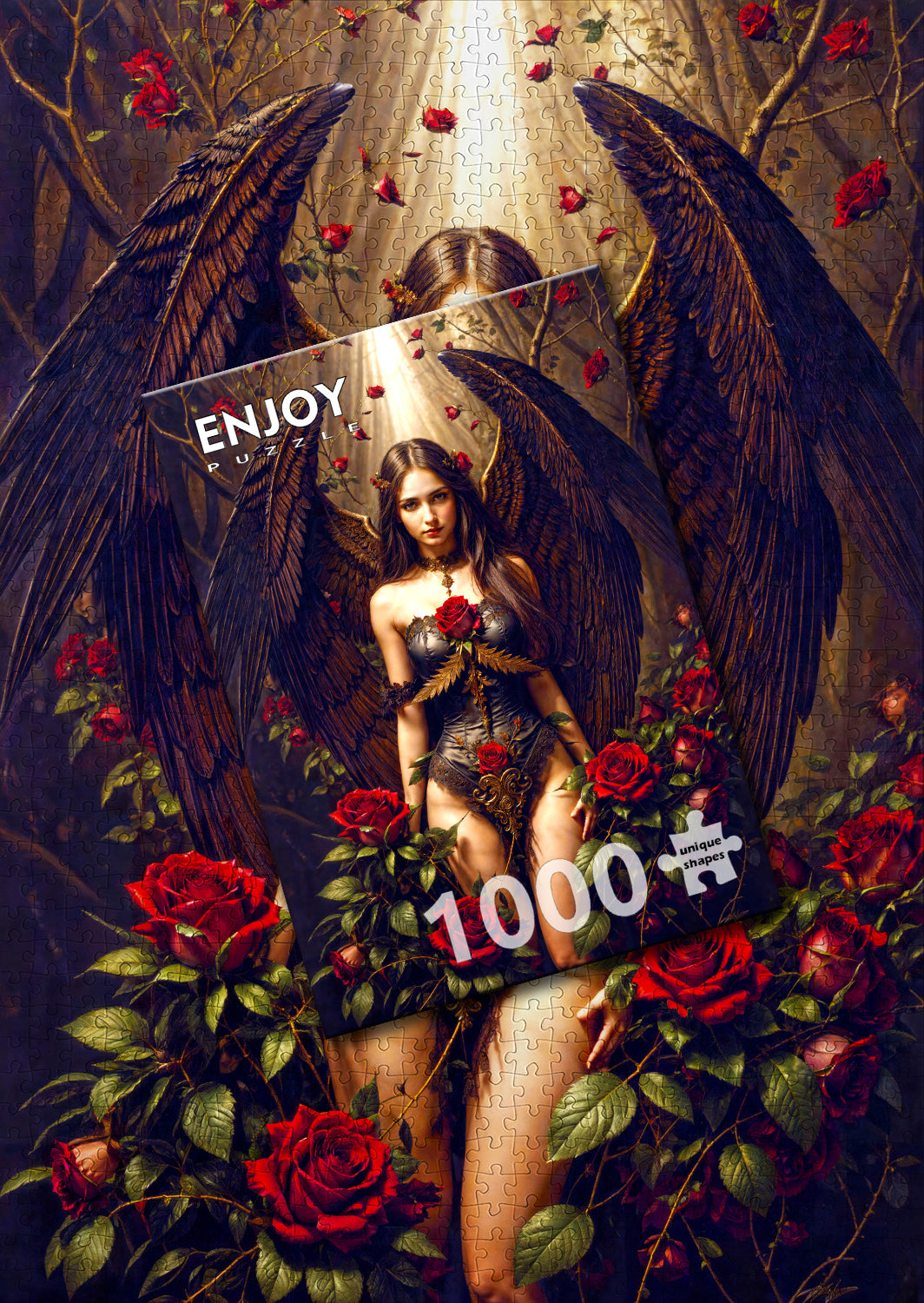 1000 Pieces Jigsaw Puzzle - Dark Angel (2170)