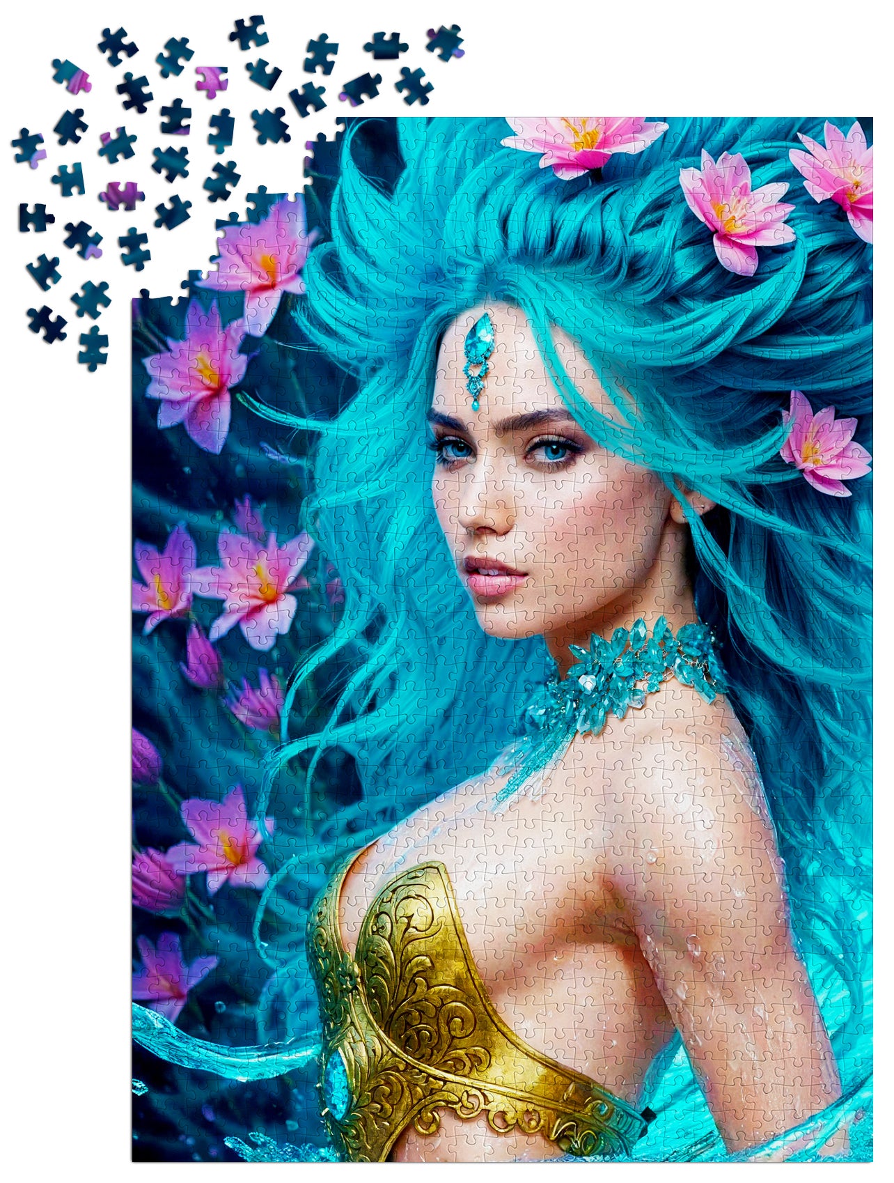 1000 Pieces Jigsaw Puzzle - Water Element (2173)