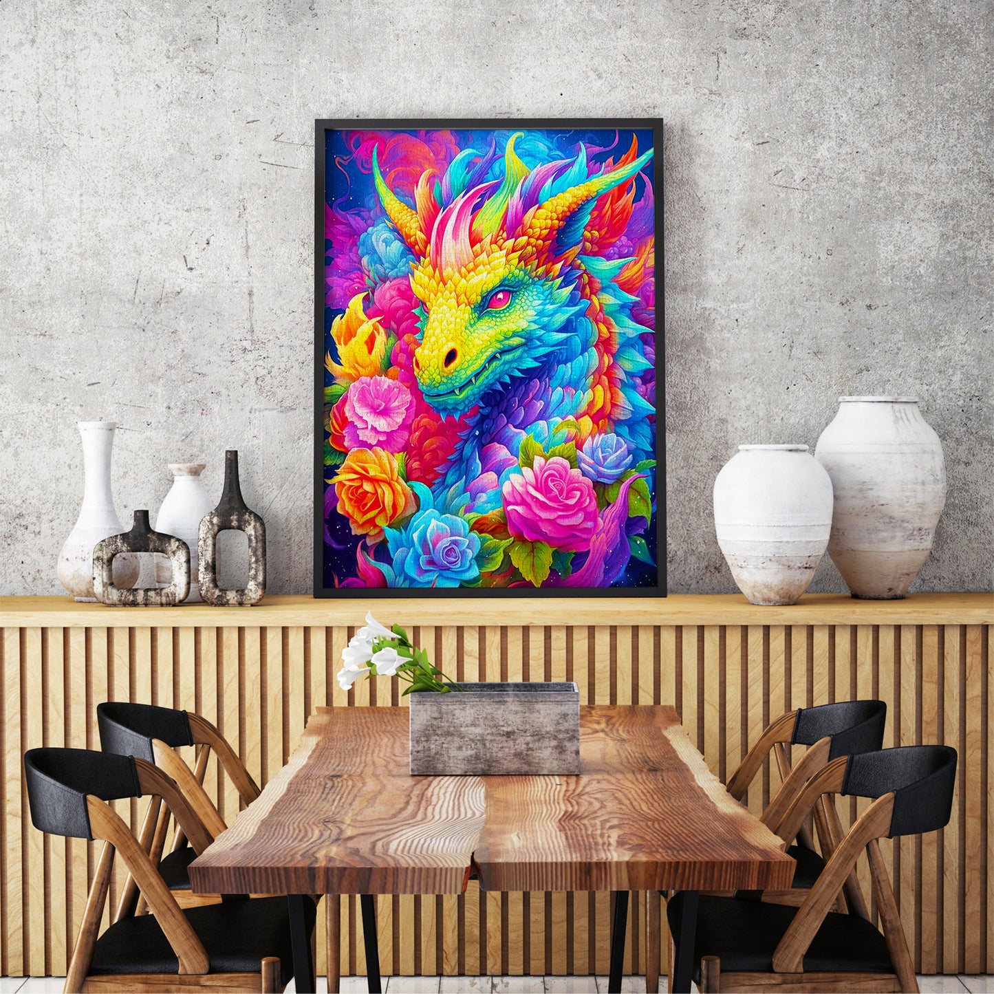 1000 Pieces Jigsaw Puzzle - Dragon (2176)