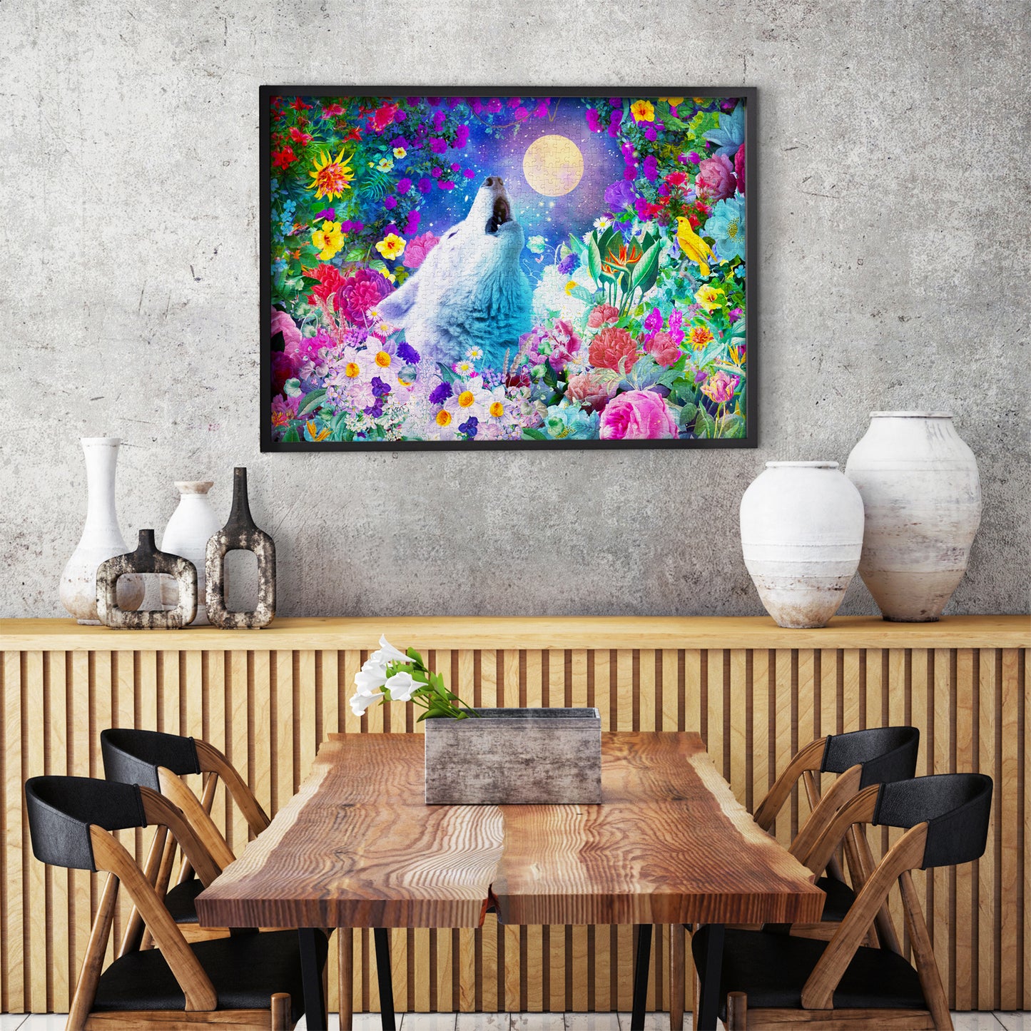 1000 Pieces Jigsaw Puzzle - Wolf Moon (2183)