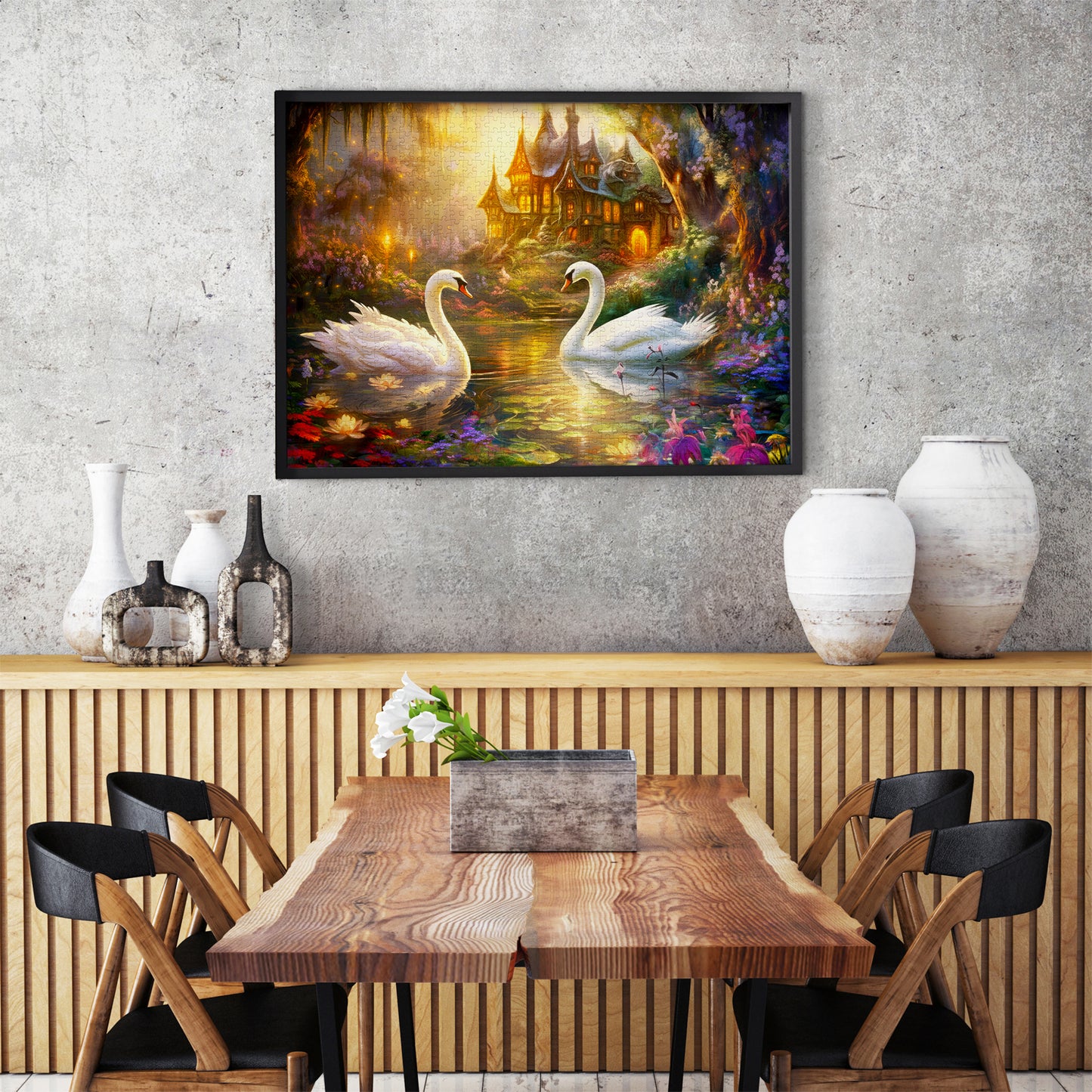 1000 Pieces Jigsaw Puzzle - Swan Song (2184)