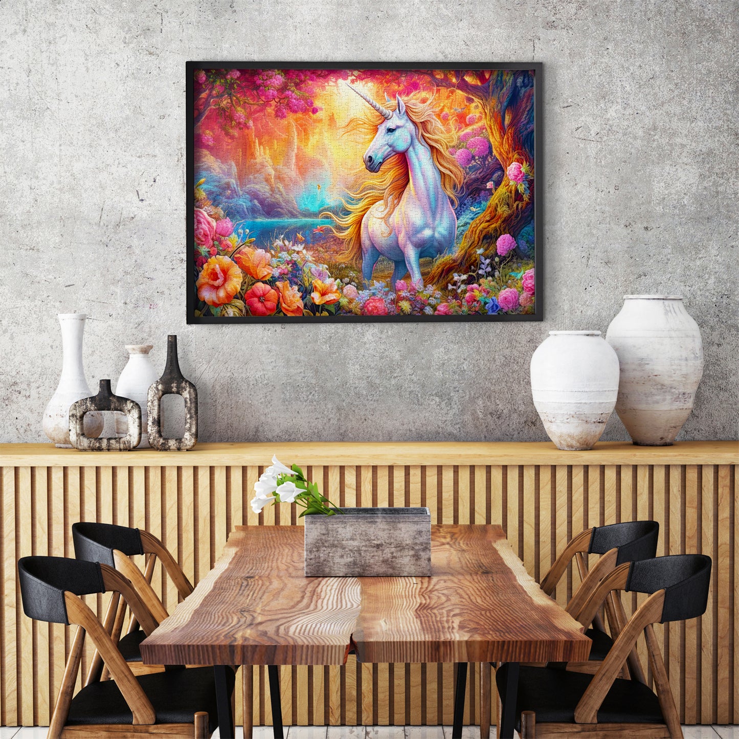 1000 Pieces Jigsaw Puzzle - Enchanted Harmony Unicorn (2185)